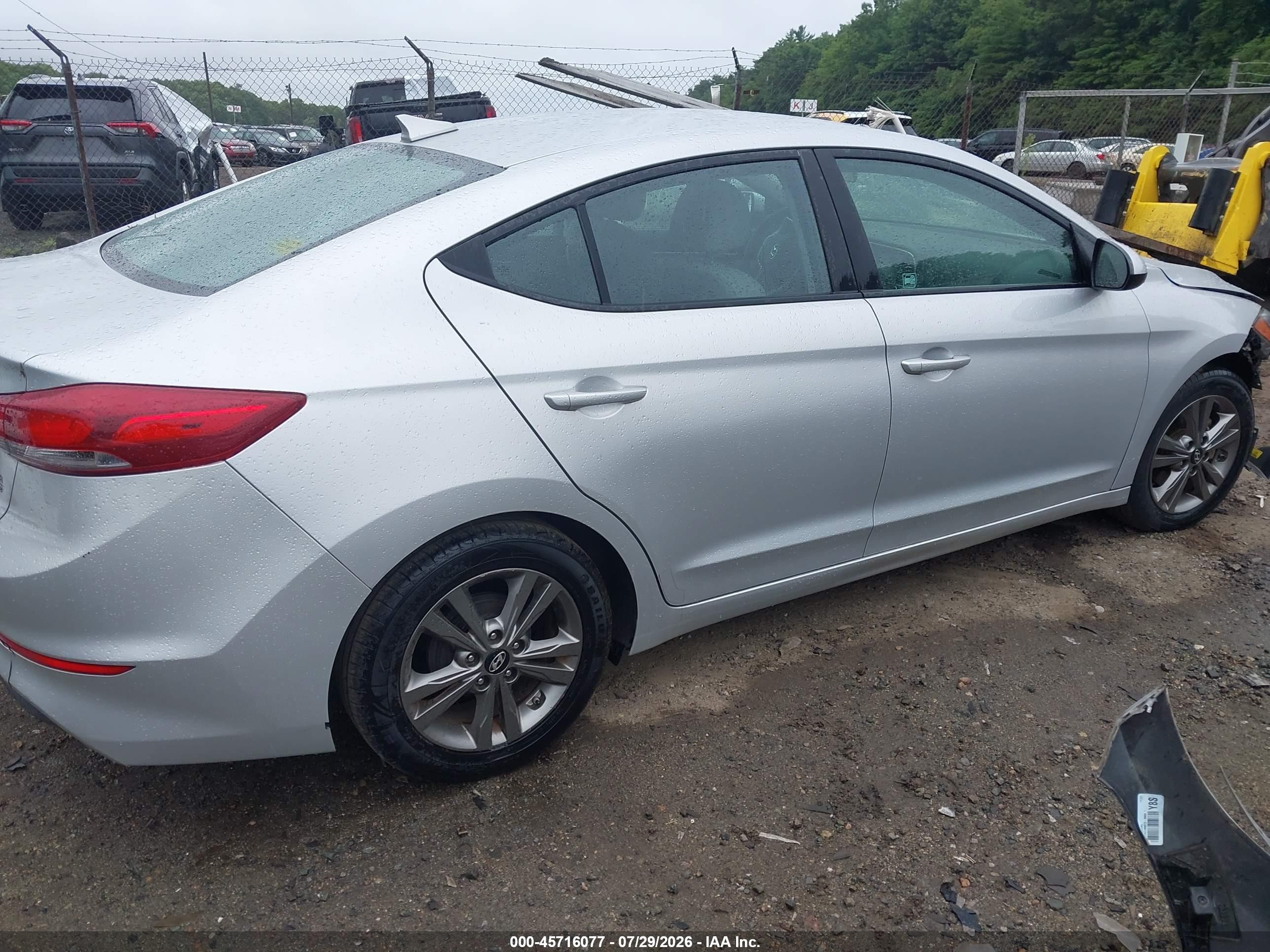 2017 Hyundai Elantra Se White vin: 5NPD84LF7HH186524