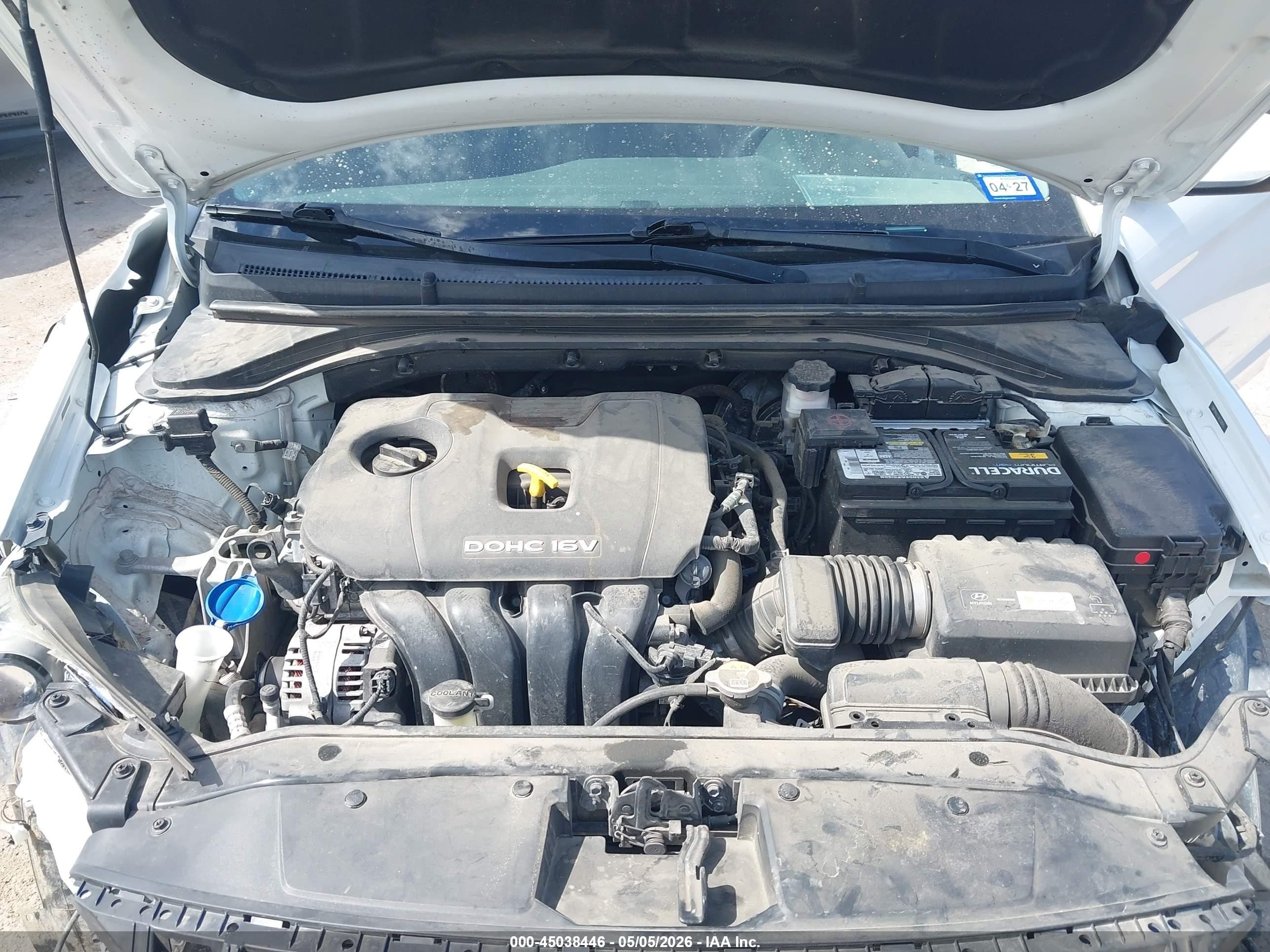2018 Hyundai Elantra Sel White vin: 5NPD84LF7JH232875