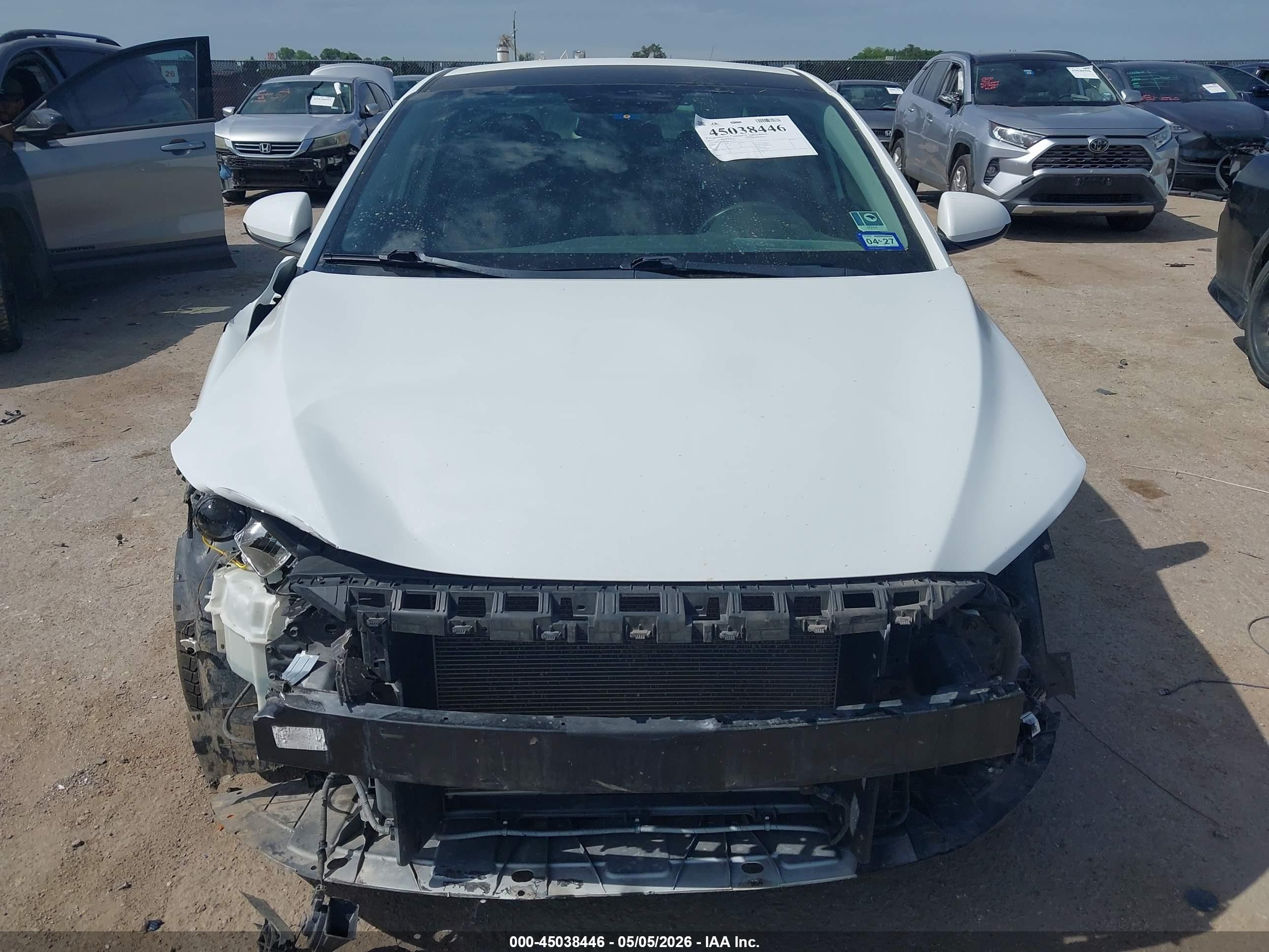 2018 Hyundai Elantra Sel White vin: 5NPD84LF7JH232875