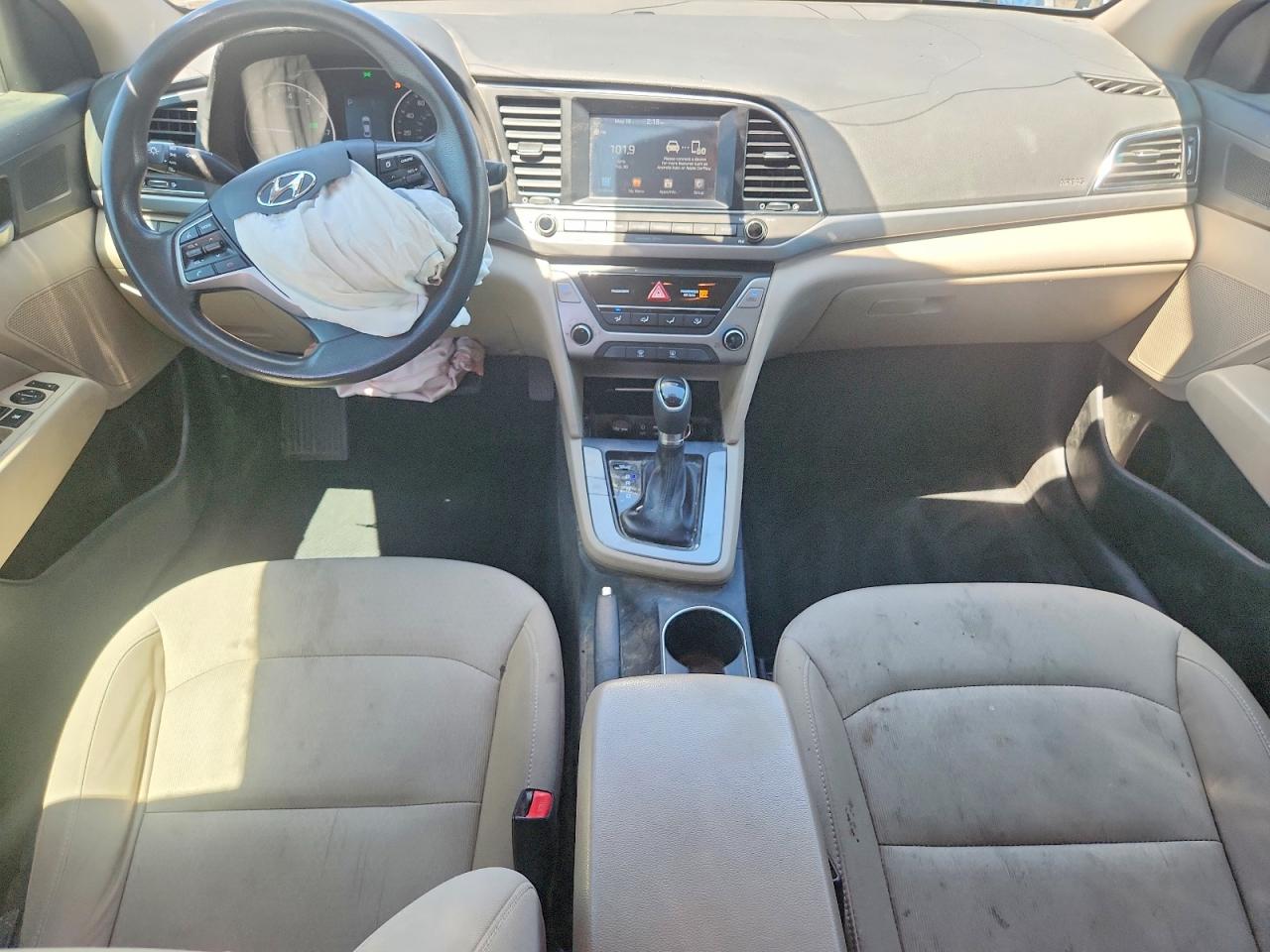 2018 Hyundai Elantra Sel Черный vin: 5NPD84LF7JH269117