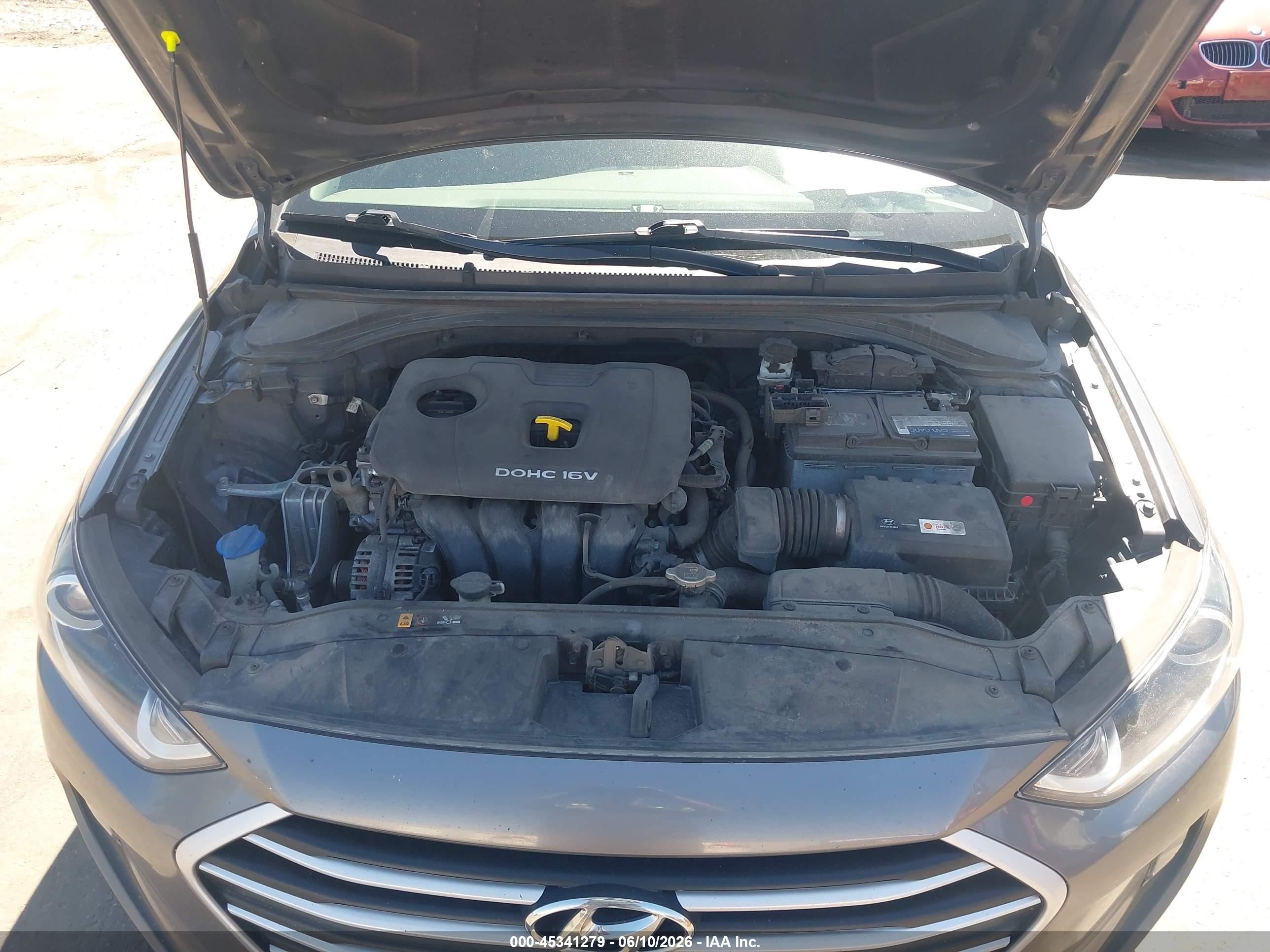 2018 Hyundai Elantra Value Edition Gray vin: 5NPD84LF7JH317599