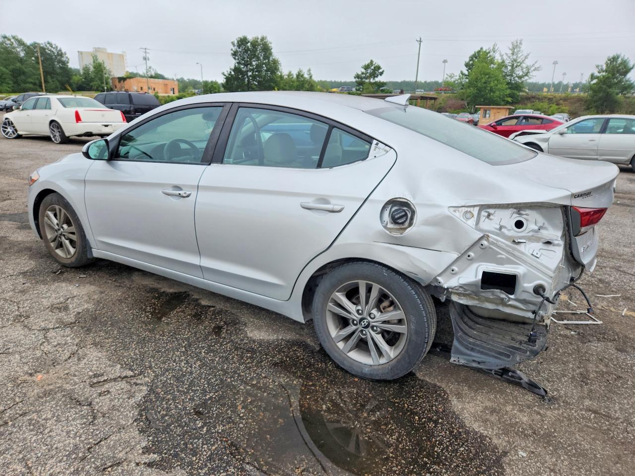 2018 Hyundai Elantra Value Edition Silver vin: 5NPD84LF7JH357259