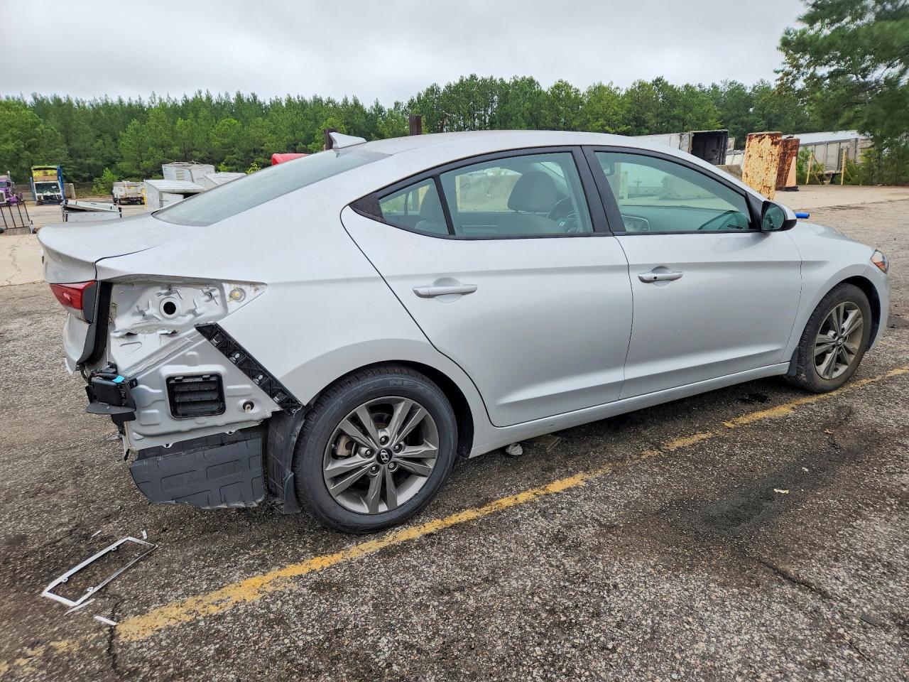 2018 Hyundai Elantra Value Edition Silver vin: 5NPD84LF7JH357259