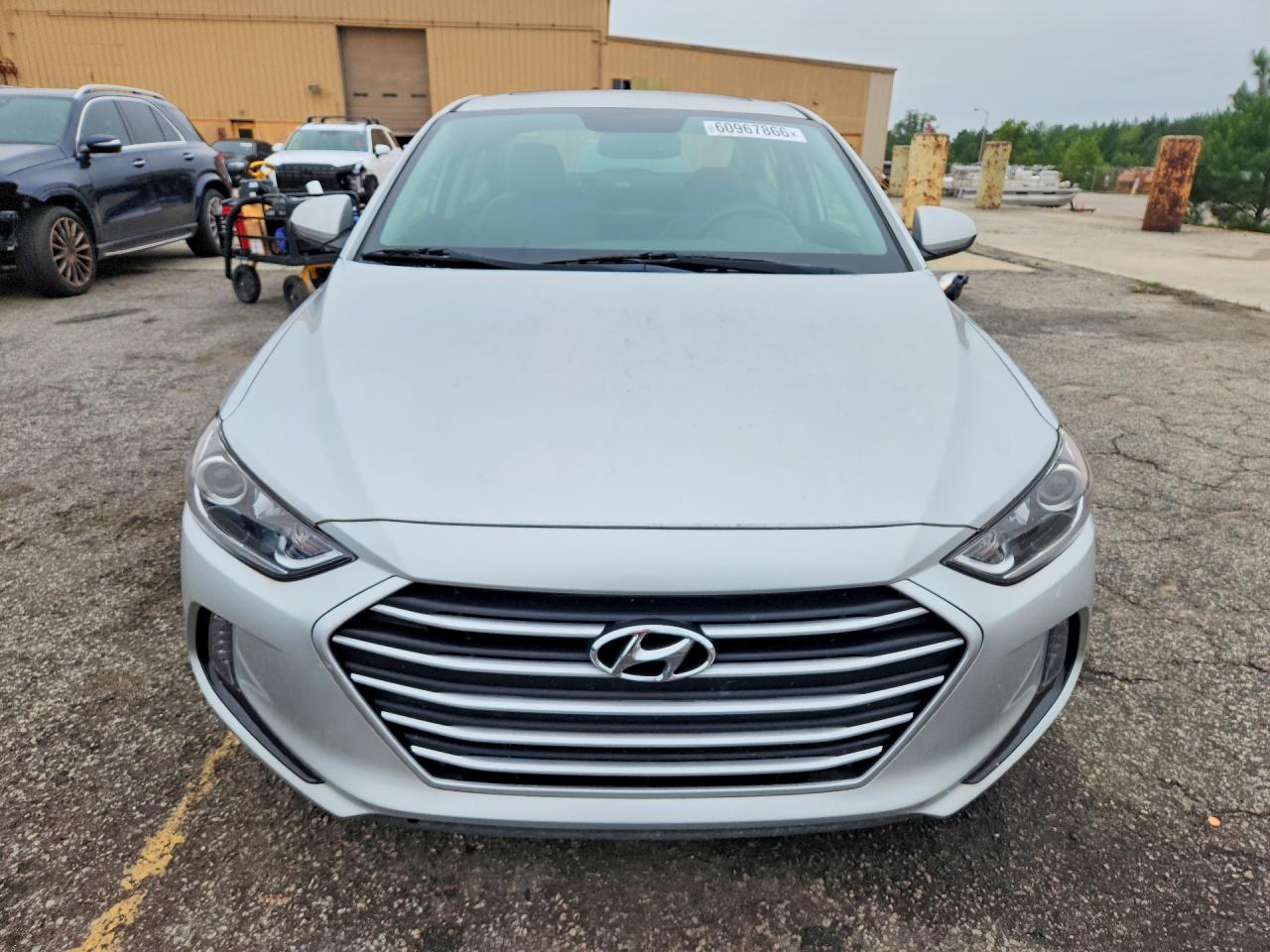 2018 Hyundai Elantra Value Edition Silver vin: 5NPD84LF7JH357259