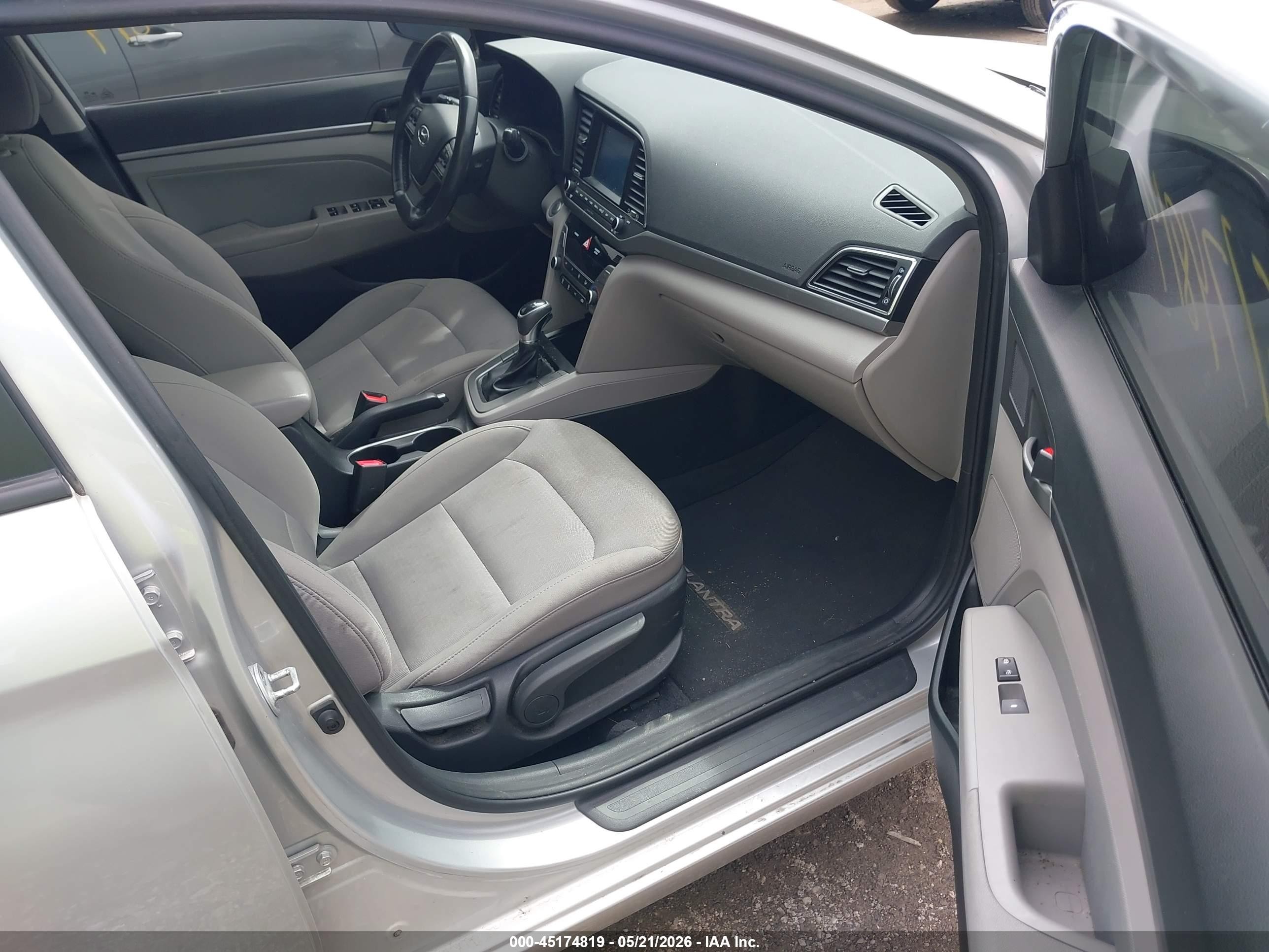 2018 Hyundai Elantra Value Edition Silver vin: 5NPD84LF7JH402362