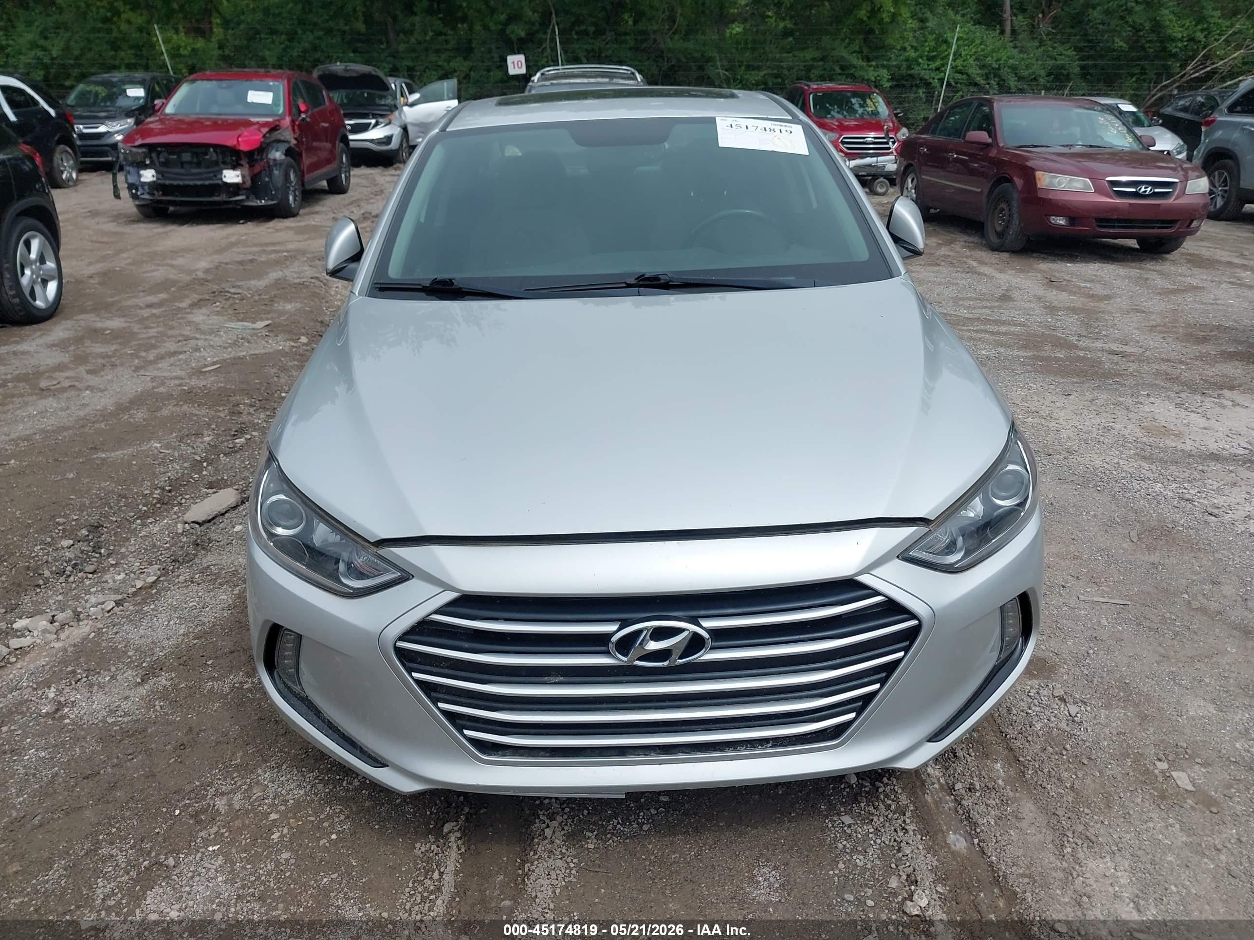 2018 Hyundai Elantra Value Edition Silver vin: 5NPD84LF7JH402362