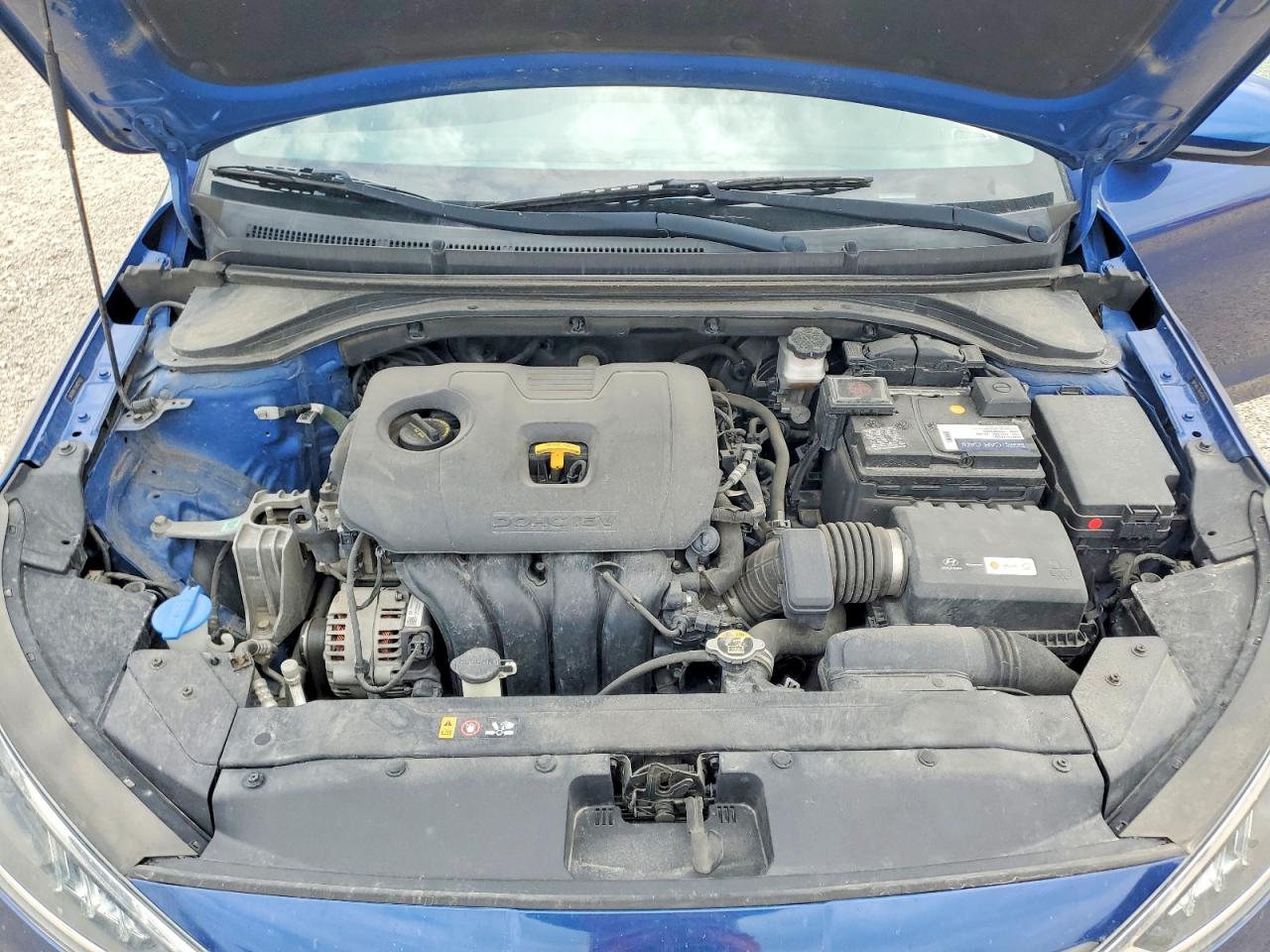 2019 Hyundai Elantra Sel Blue vin: 5NPD84LF7KH402458