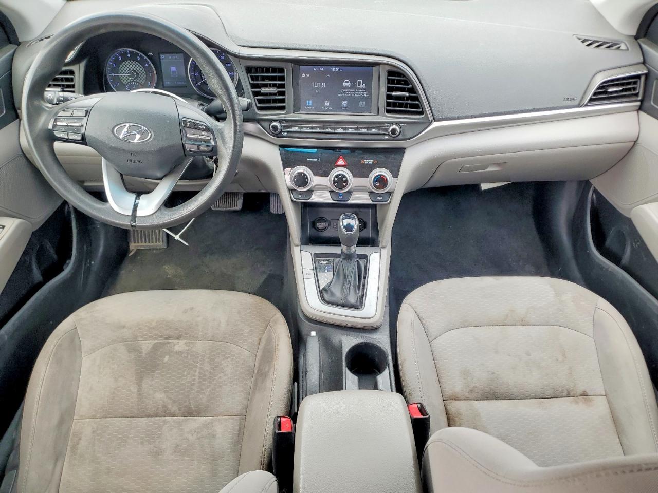 2019 Hyundai Elantra Sel Blue vin: 5NPD84LF7KH402458