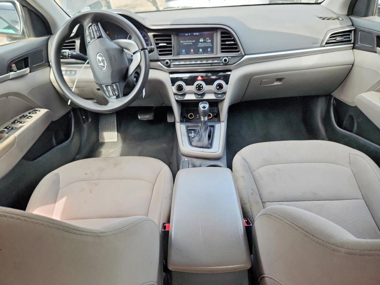 2019 Hyundai Elantra Sel Черный vin: 5NPD84LF7KH432768