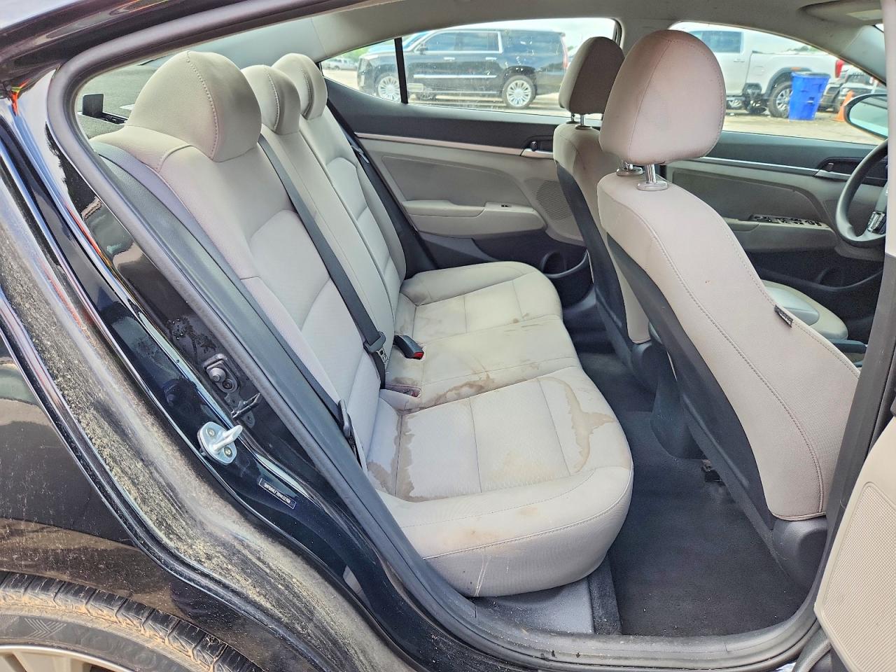 2019 Hyundai Elantra Sel Черный vin: 5NPD84LF7KH432768