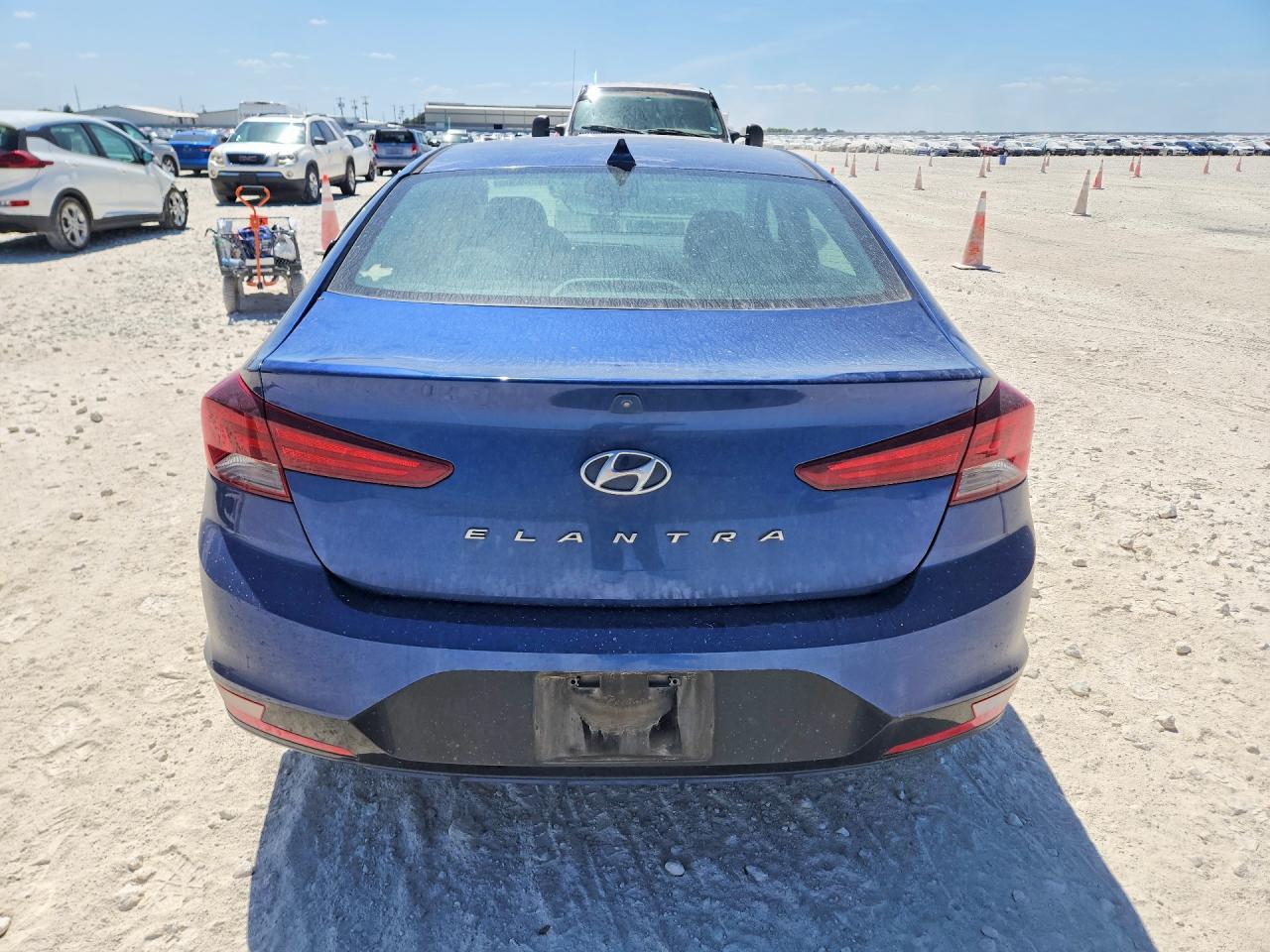 2019 Hyundai Elantra Value Edition Blue vin: 5NPD84LF7KH453264