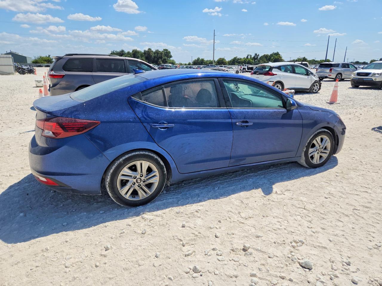 2019 Hyundai Elantra Value Edition Blue vin: 5NPD84LF7KH453264