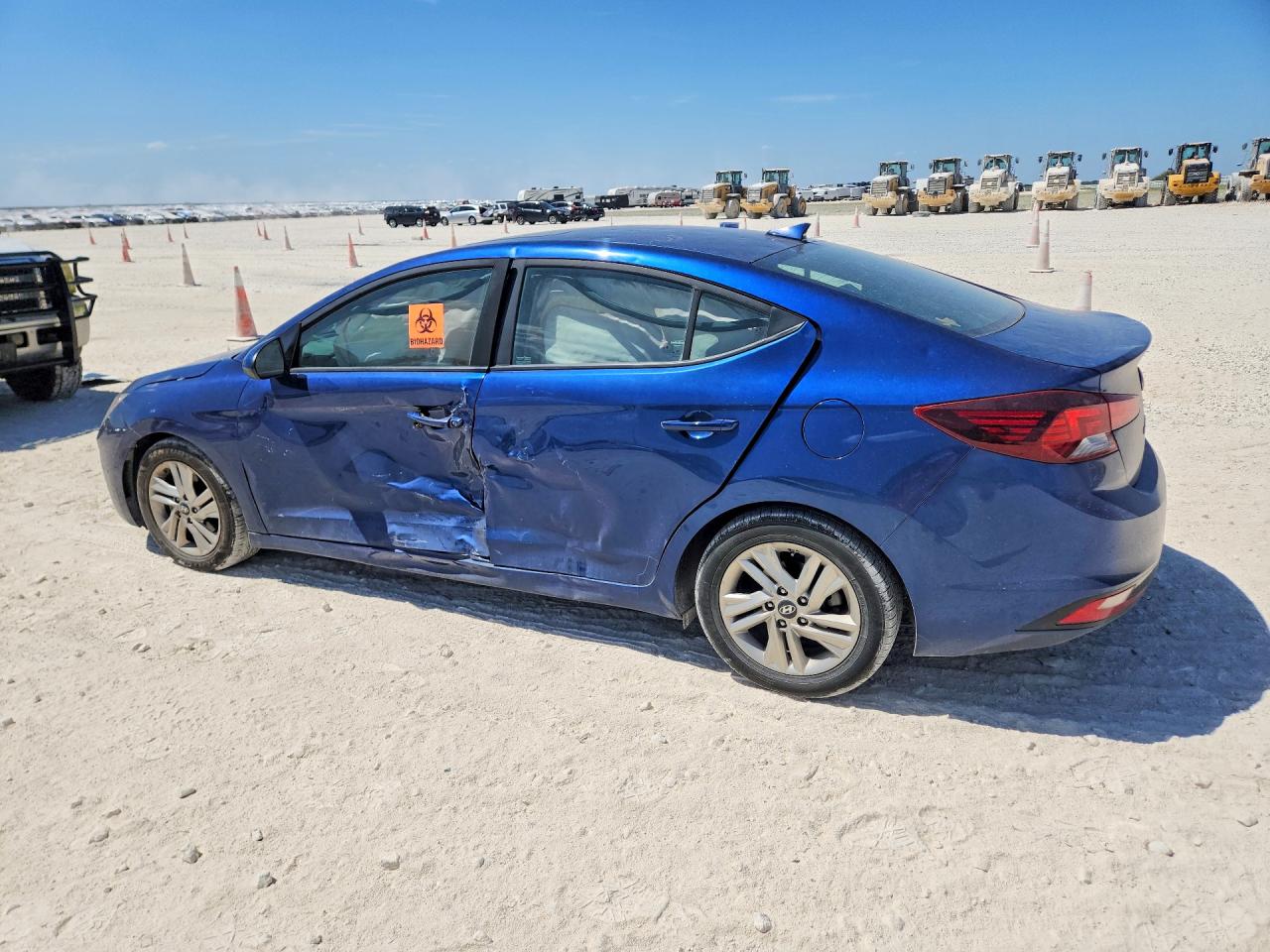 2019 Hyundai Elantra Value Edition Blue vin: 5NPD84LF7KH453264