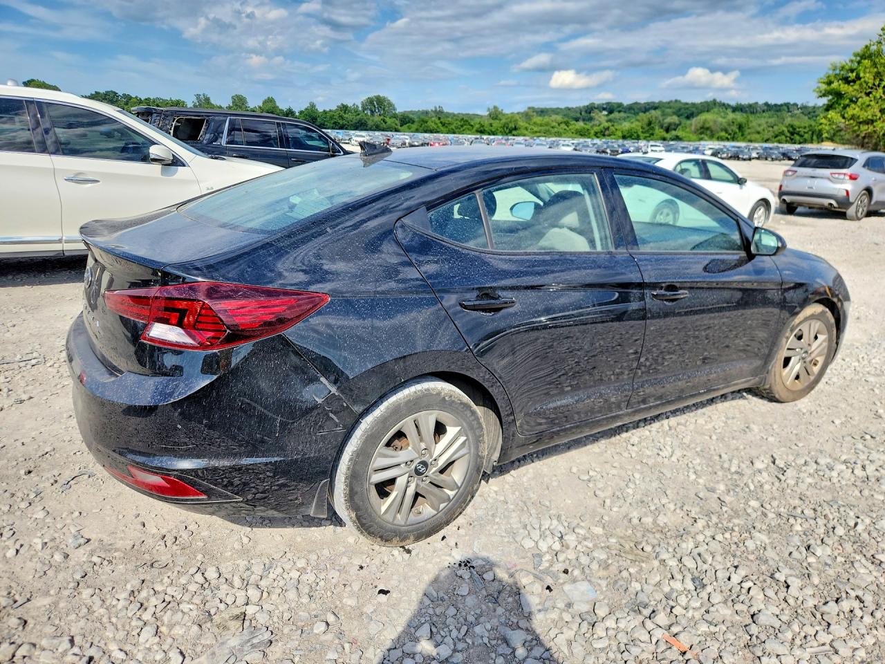 2020 Hyundai Elantra Sel Black vin: 5NPD84LF7LH519152