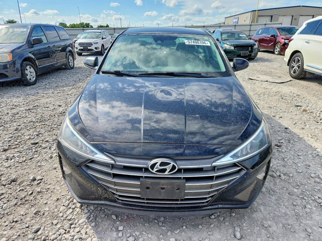 2020 Hyundai Elantra Sel Black vin: 5NPD84LF7LH519152