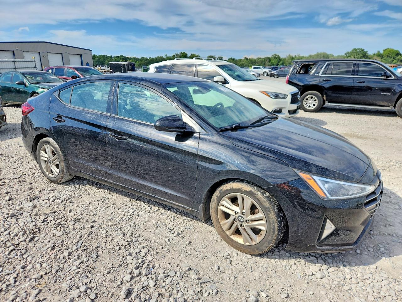 2020 Hyundai Elantra Sel Black vin: 5NPD84LF7LH519152