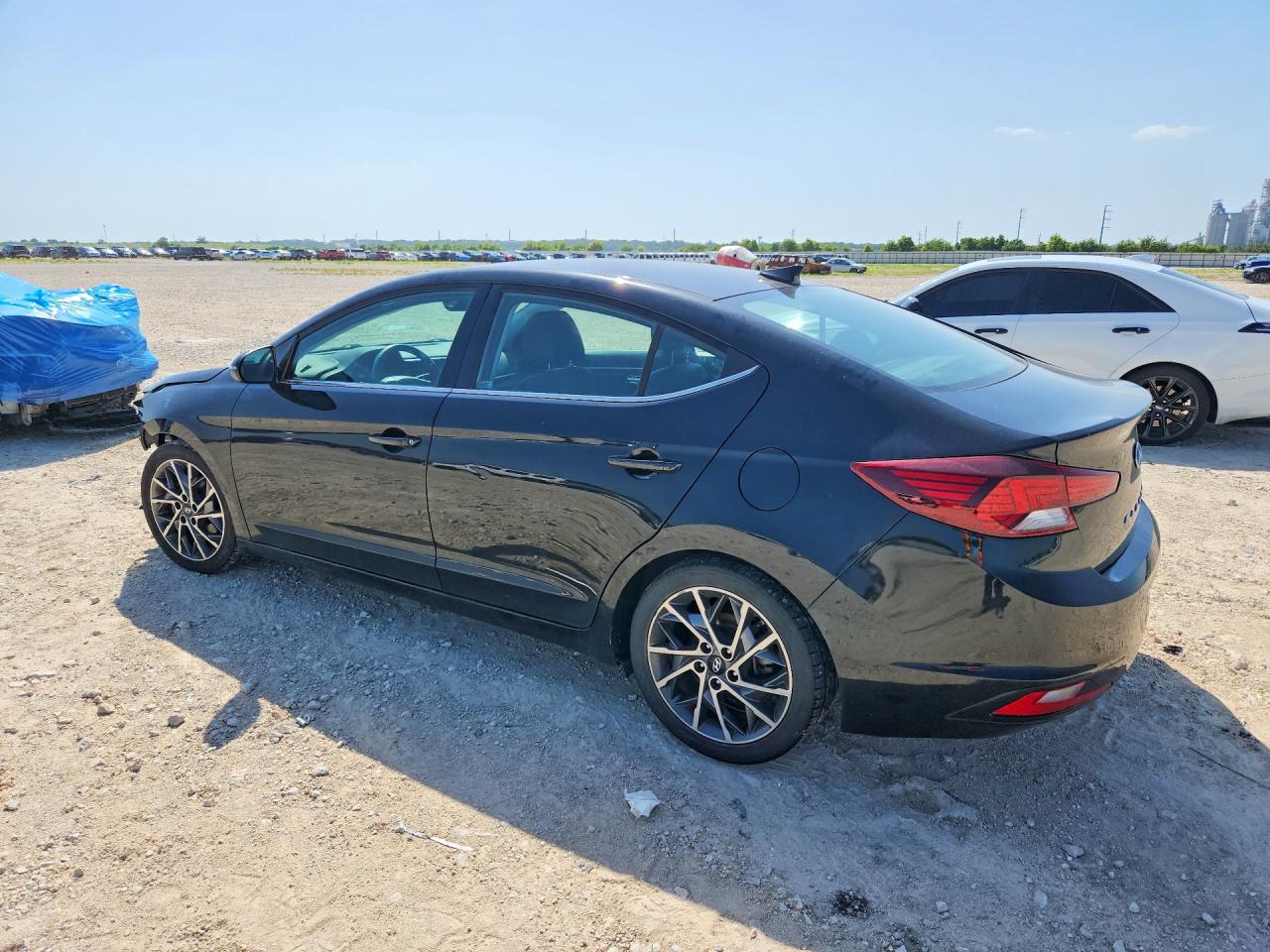 2020 Hyundai Elantra Limited Black vin: 5NPD84LF7LH575155