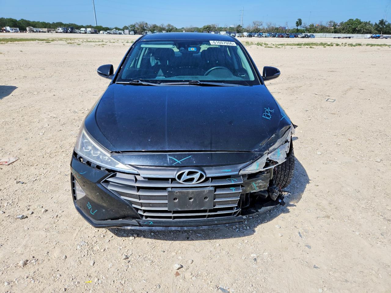 2020 Hyundai Elantra Limited Black vin: 5NPD84LF7LH575155