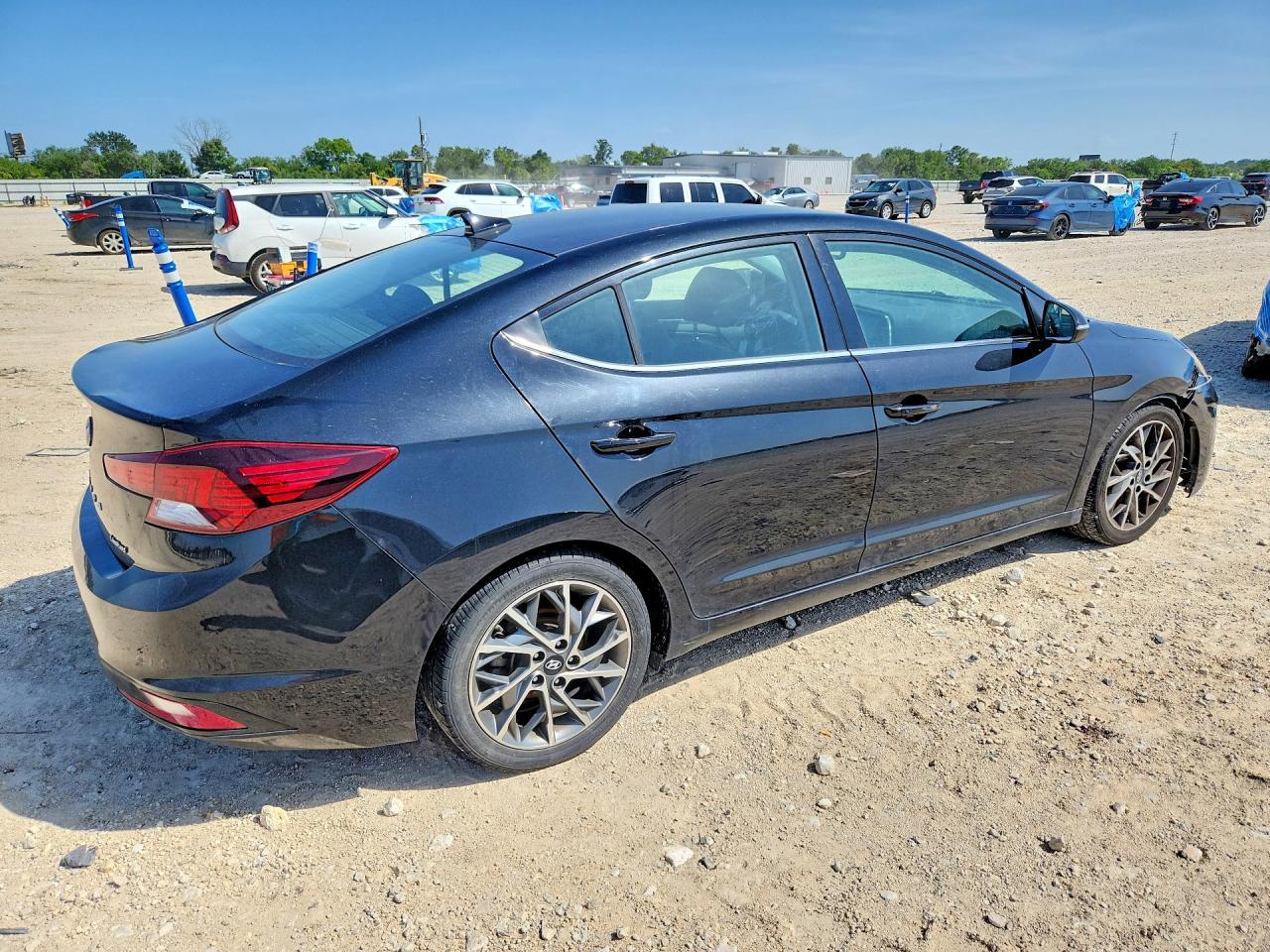 2020 Hyundai Elantra Limited Black vin: 5NPD84LF7LH575155