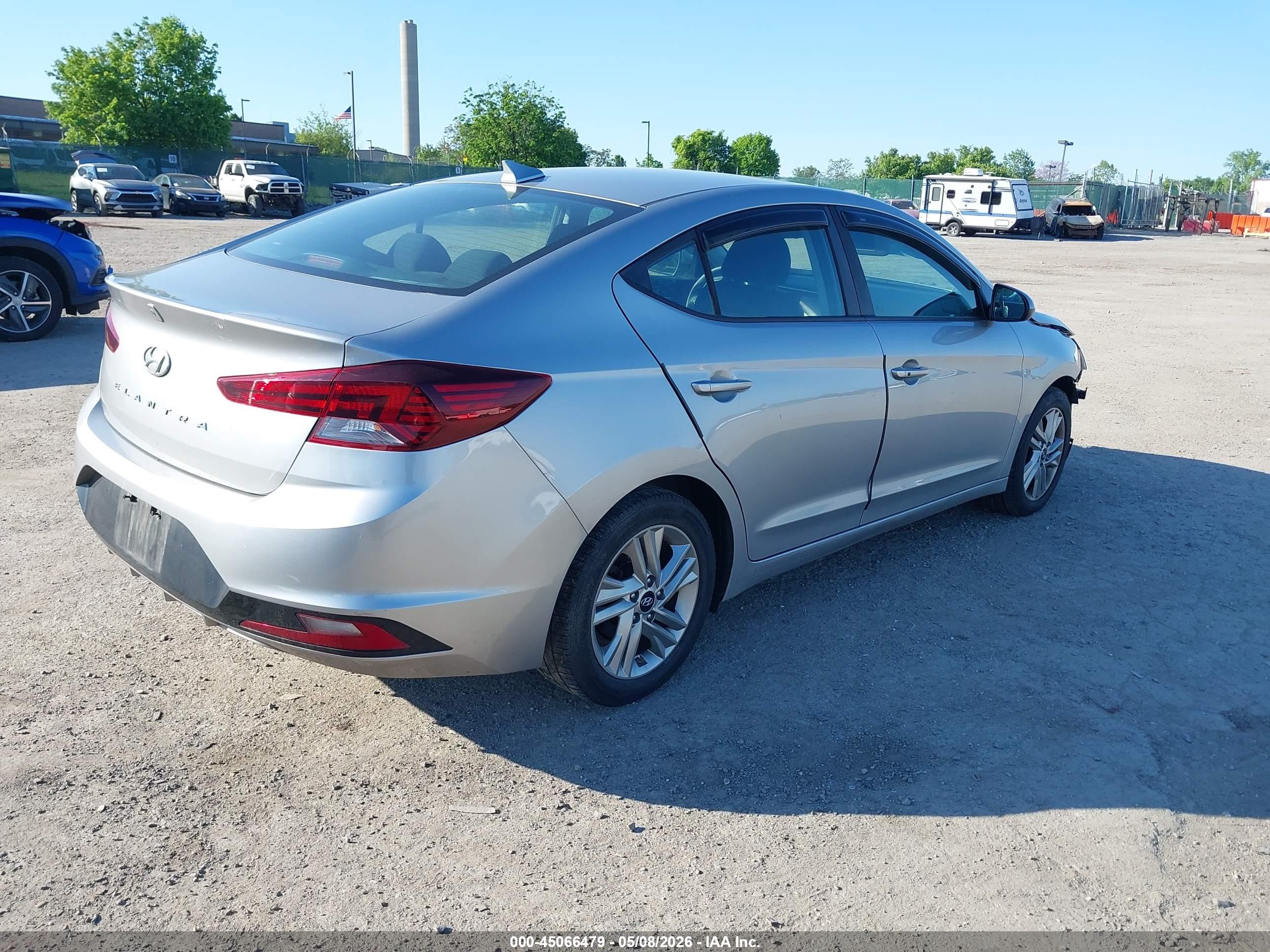 2020 Hyundai Elantra Value Edition Gray vin: 5NPD84LF7LH600362