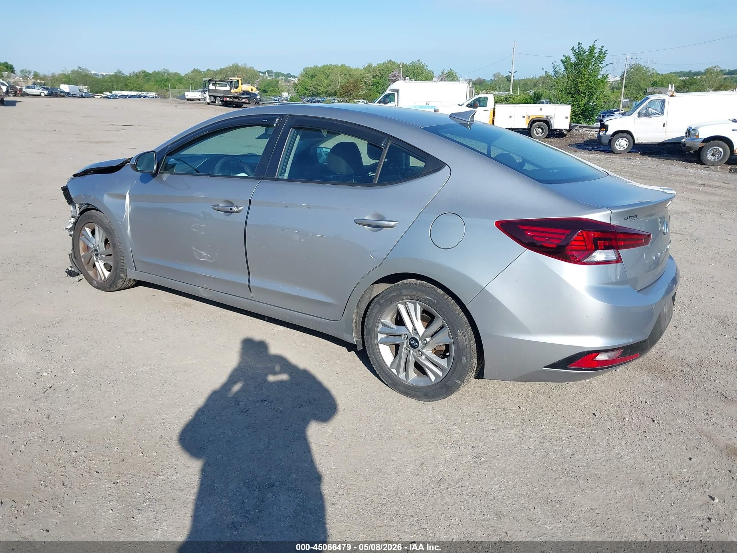 2020 Hyundai Elantra Value Edition Gray vin: 5NPD84LF7LH600362