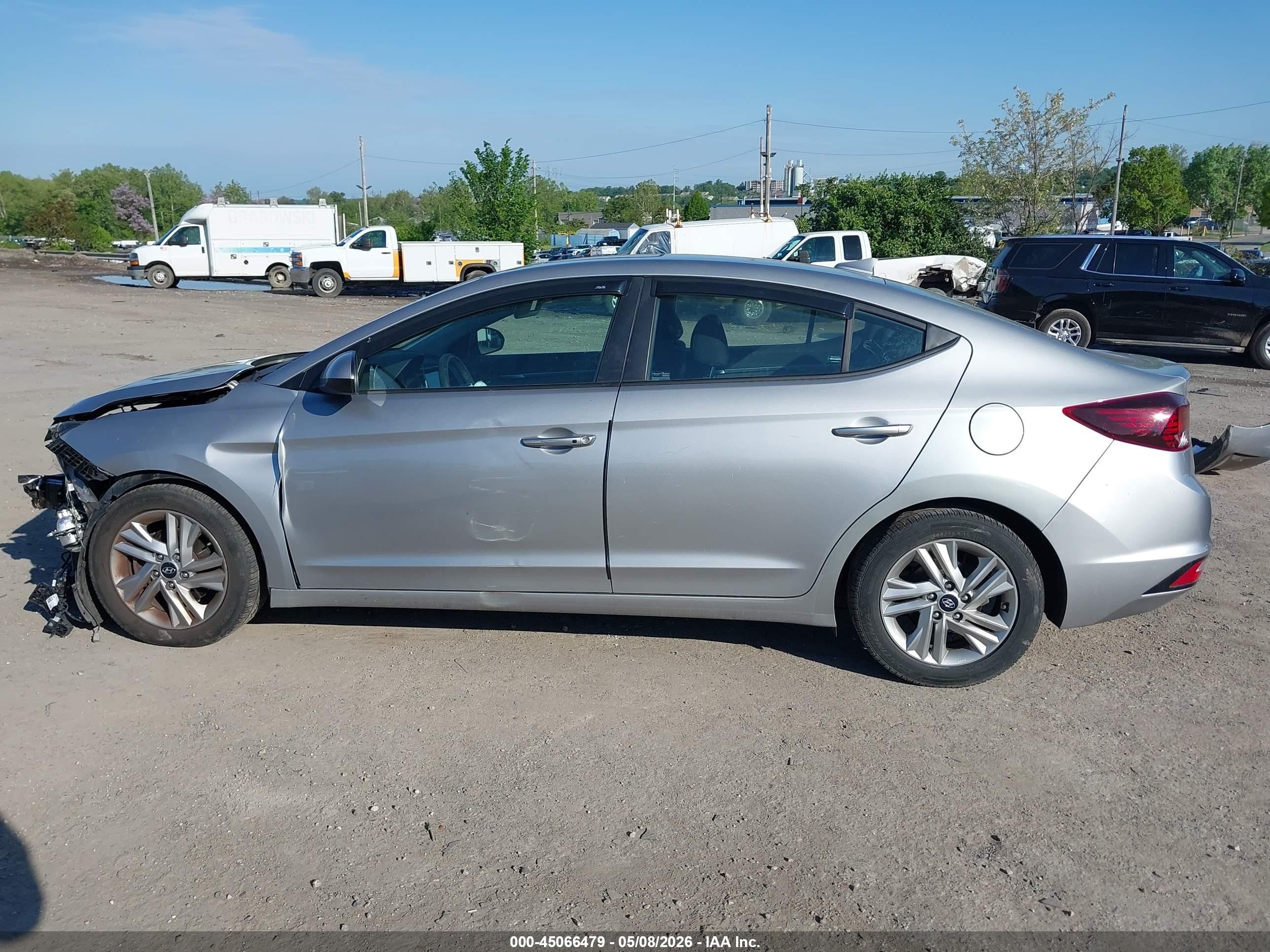 2020 Hyundai Elantra Value Edition Gray vin: 5NPD84LF7LH600362