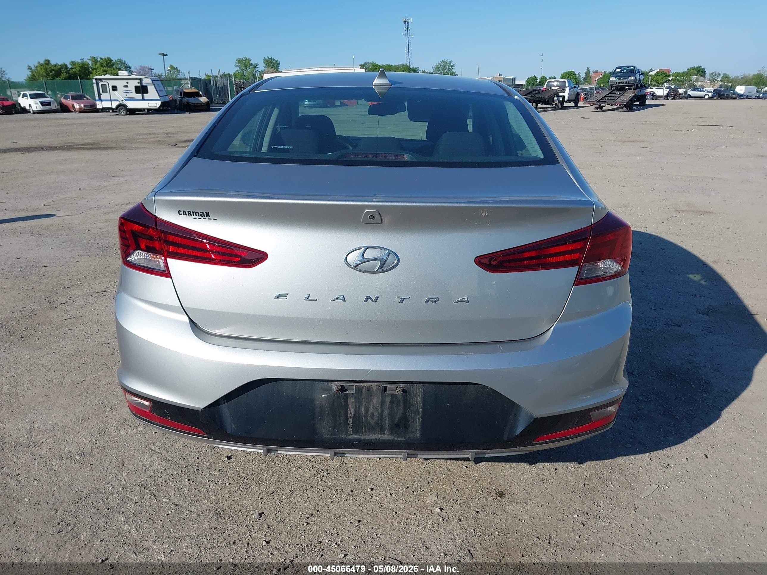 2020 Hyundai Elantra Value Edition Gray vin: 5NPD84LF7LH600362