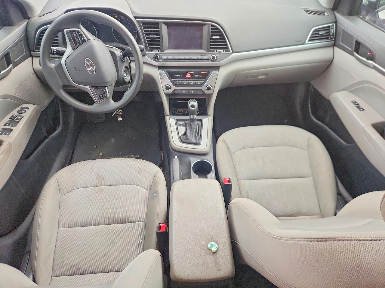 2017 Hyundai Elantra Se Silver vin: 5NPD84LF8HH037443