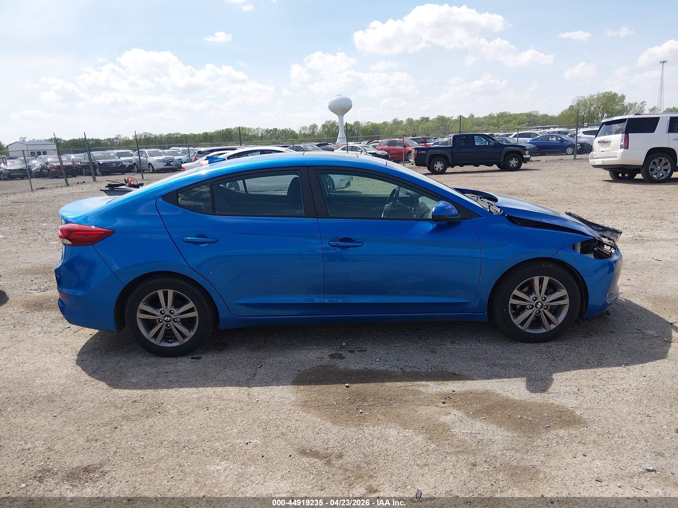 2017 Hyundai Elantra Value Edition Синий vin: 5NPD84LF8HH170350