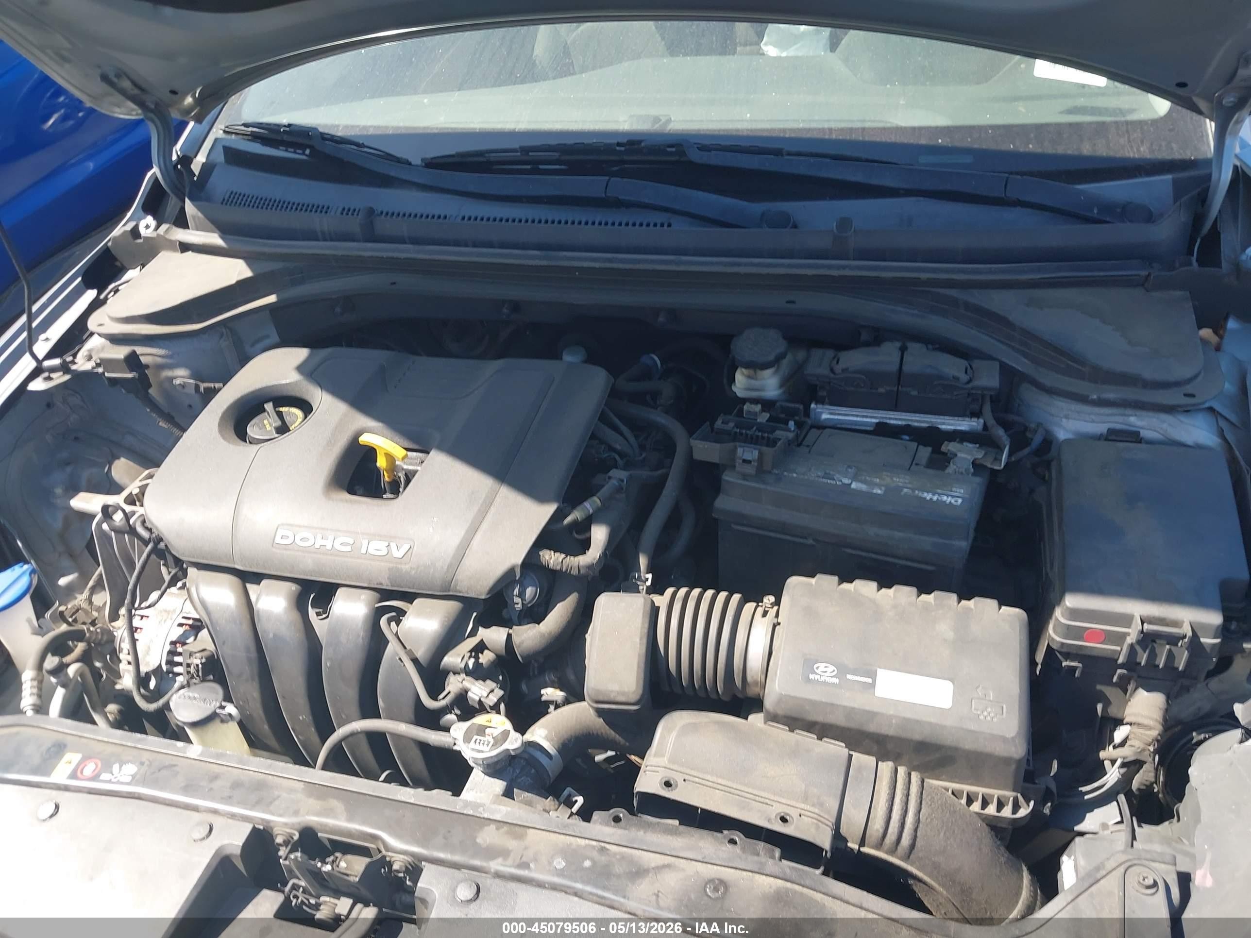 2017 Hyundai Elantra Se Gray vin: 5NPD84LF8HH196172