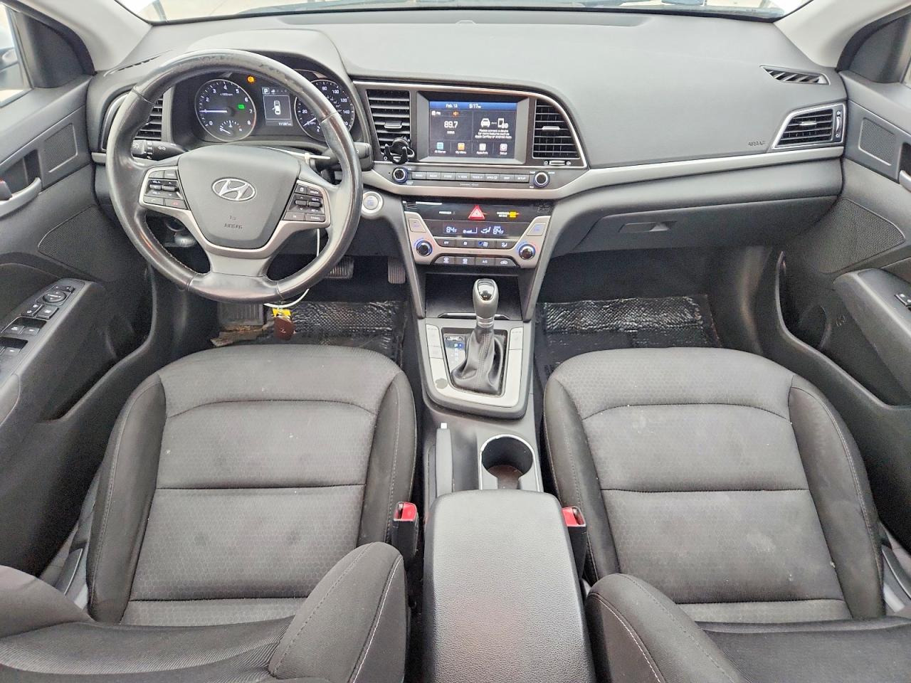 2018 Hyundai Elantra Value Edition White vin: 5NPD84LF8JH230715