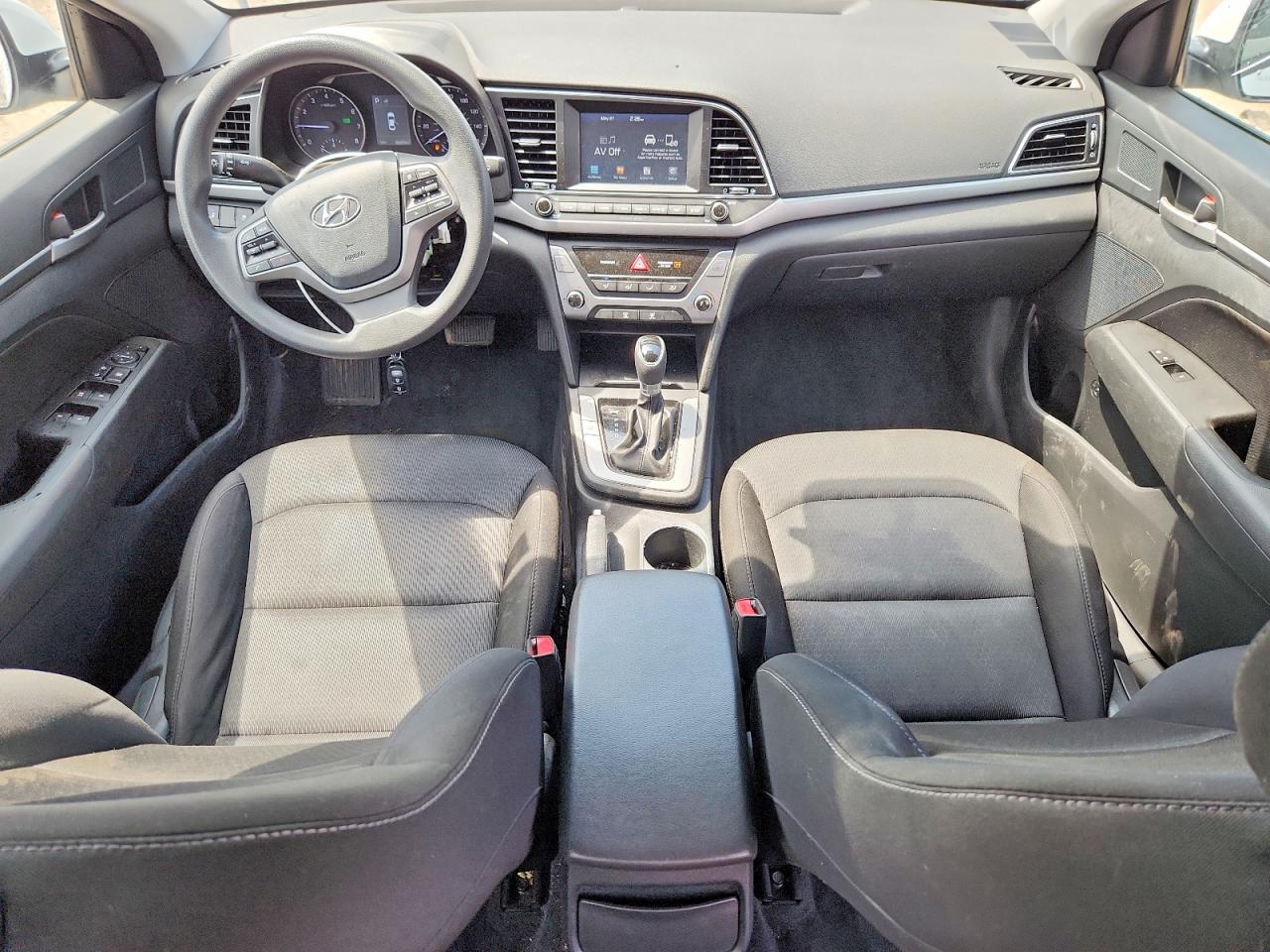 2018 Hyundai Elantra Sel White vin: 5NPD84LF8JH232187