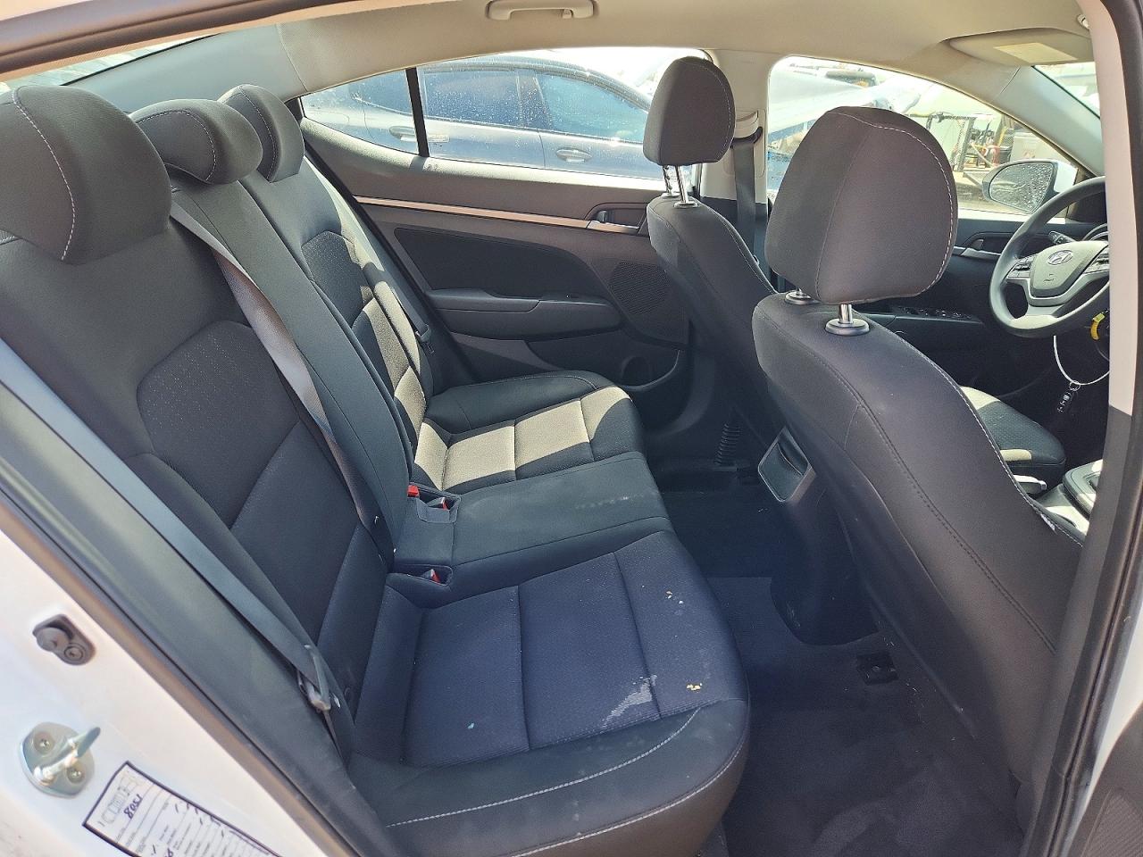 2018 Hyundai Elantra Sel White vin: 5NPD84LF8JH232187