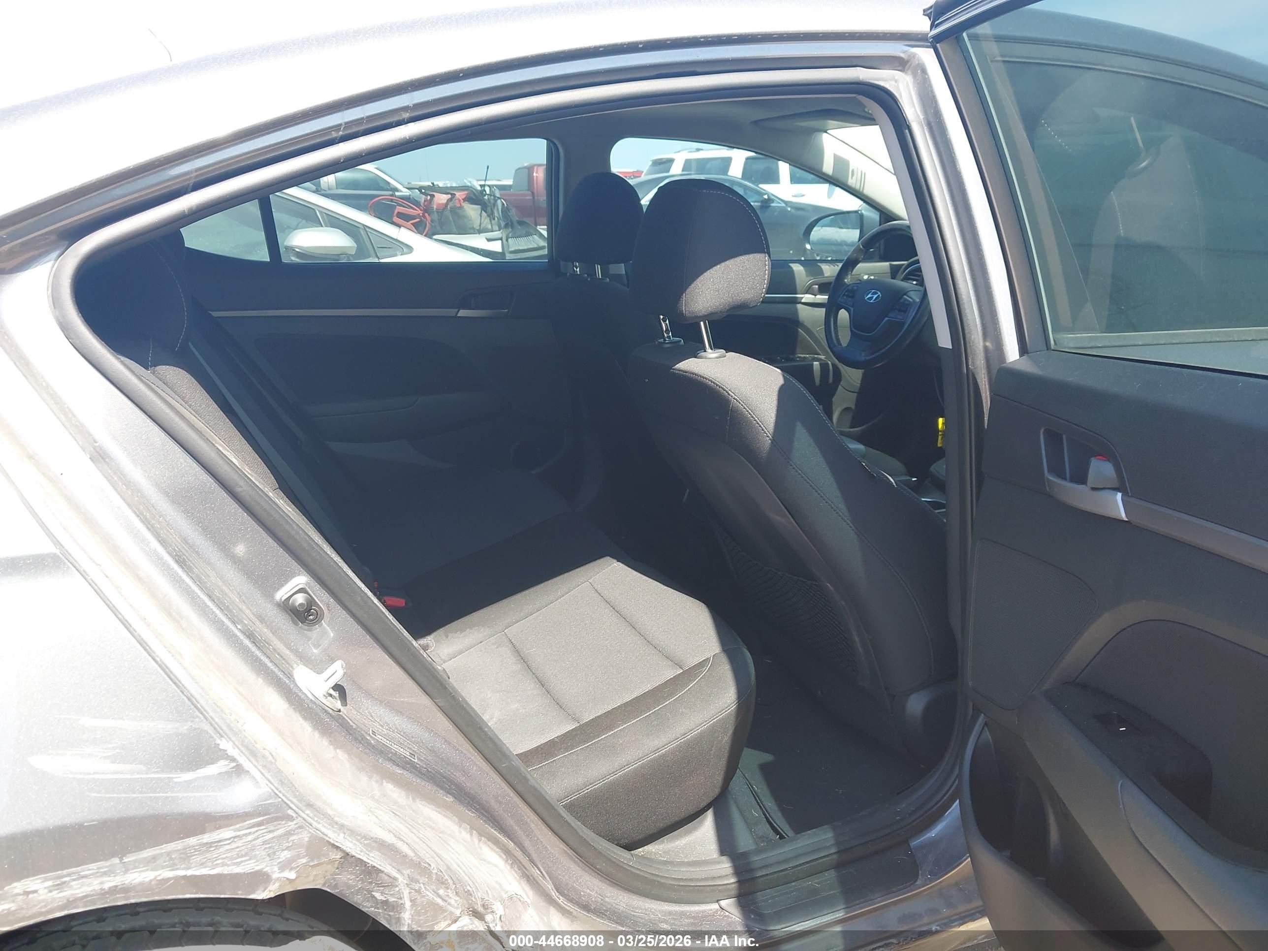 2018 Hyundai Elantra Value Edition Gray vin: 5NPD84LF8JH258336