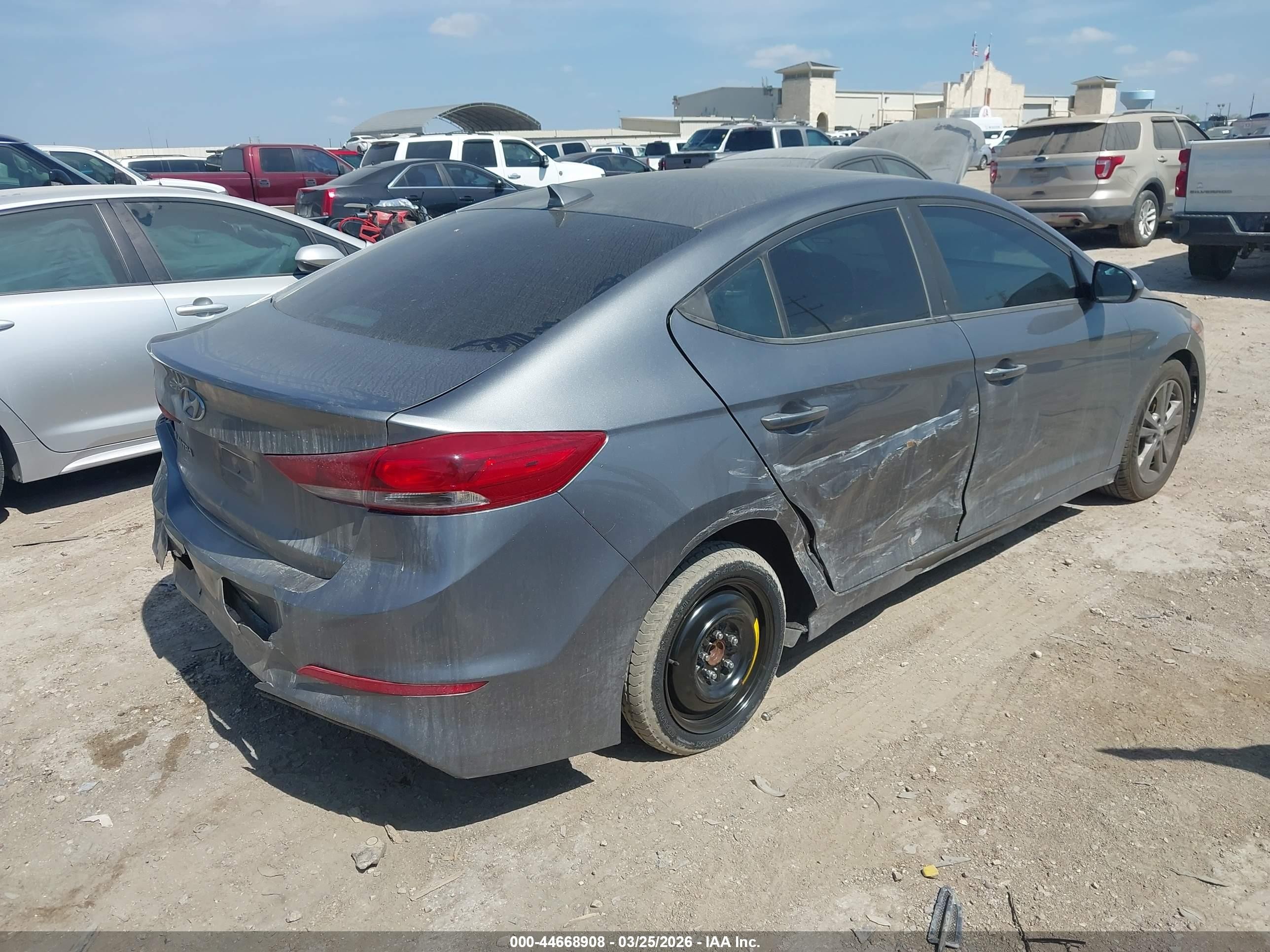 2018 Hyundai Elantra Value Edition Gray vin: 5NPD84LF8JH258336