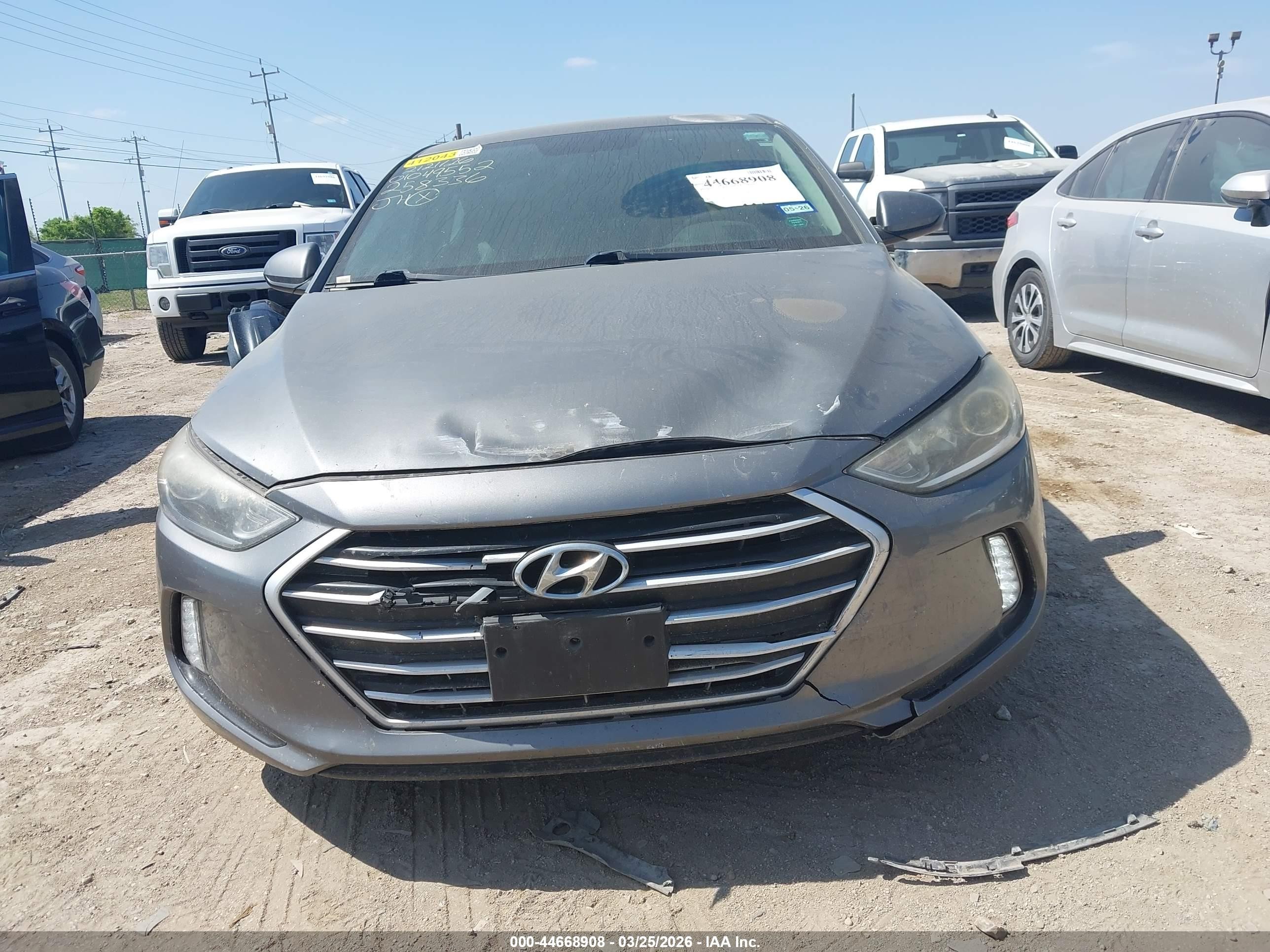 2018 Hyundai Elantra Value Edition Gray vin: 5NPD84LF8JH258336
