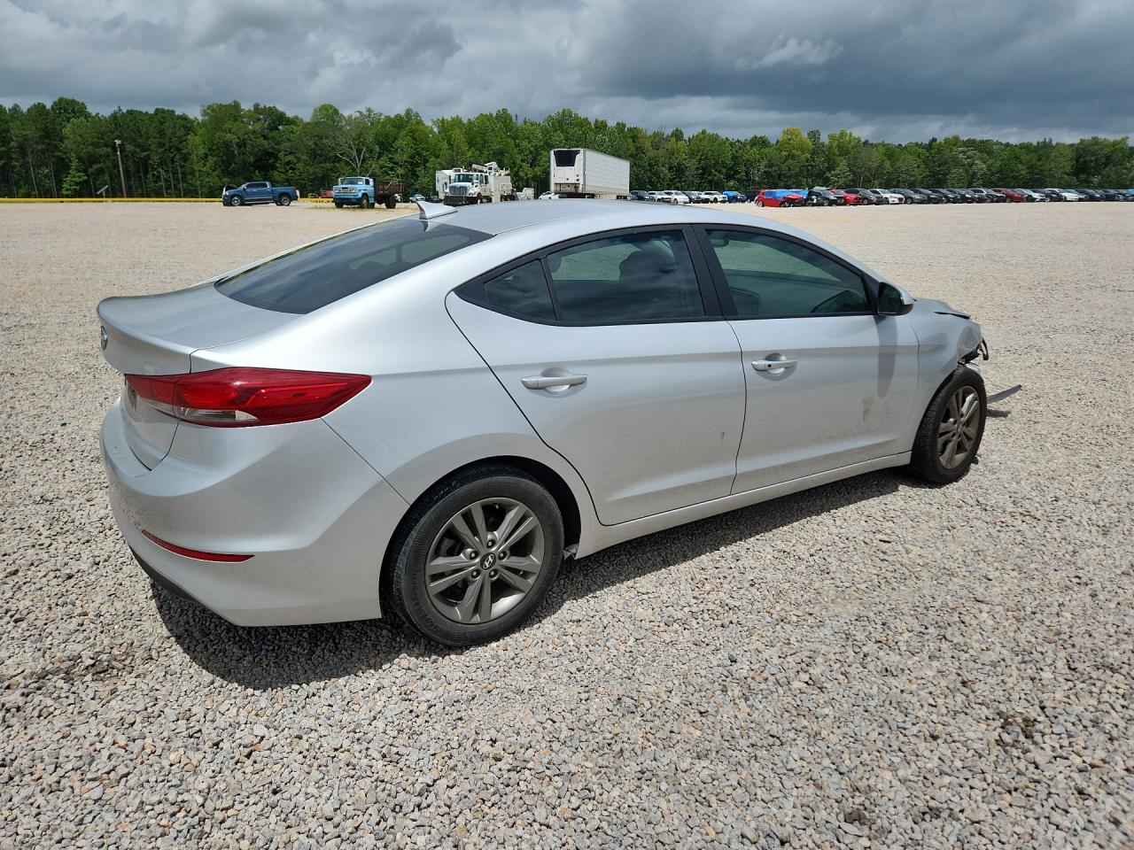 2018 Hyundai Elantra Value Edition Silver vin: 5NPD84LF8JH267134