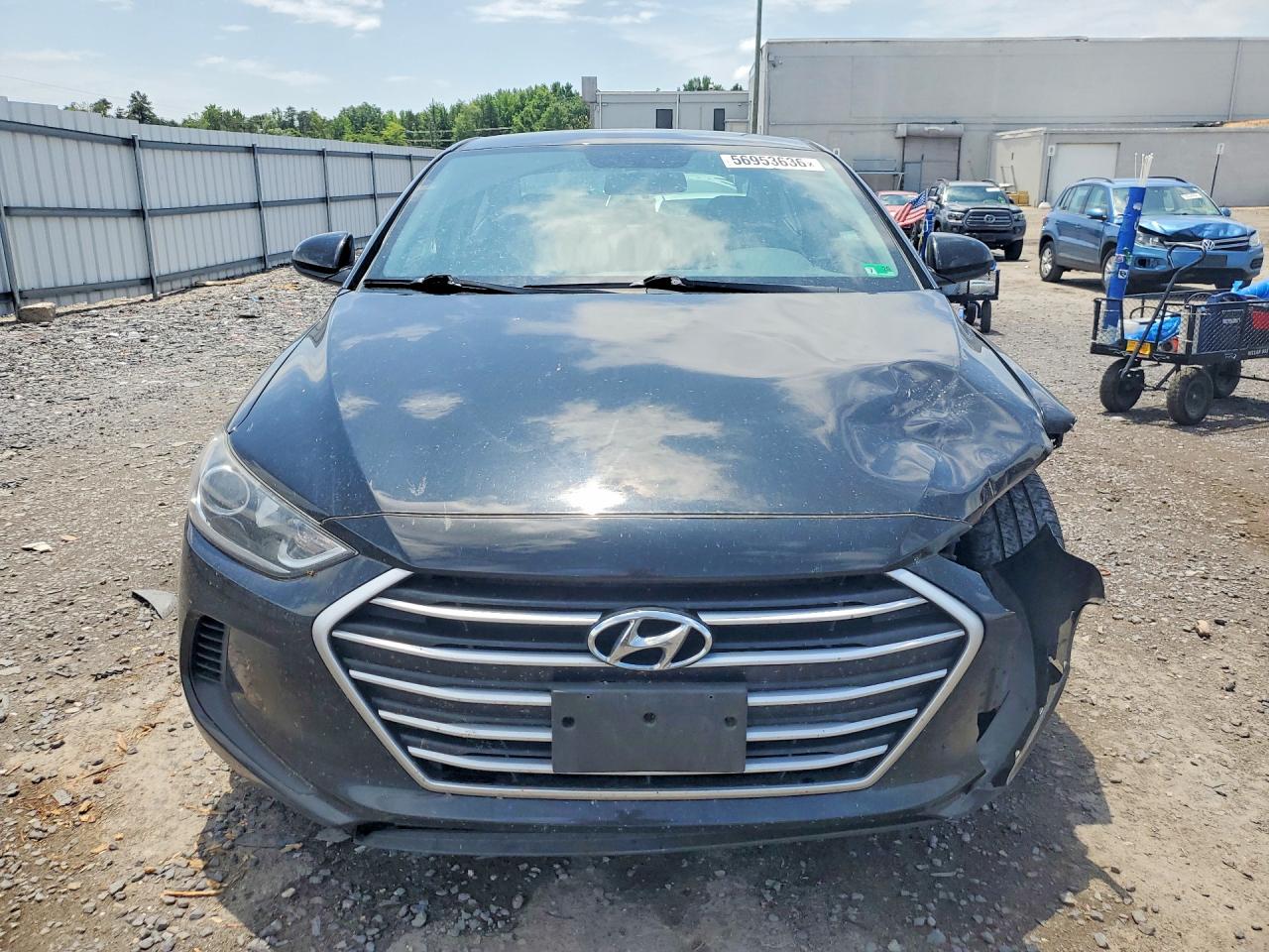 2018 Hyundai Elantra Sel Black vin: 5NPD84LF8JH332094