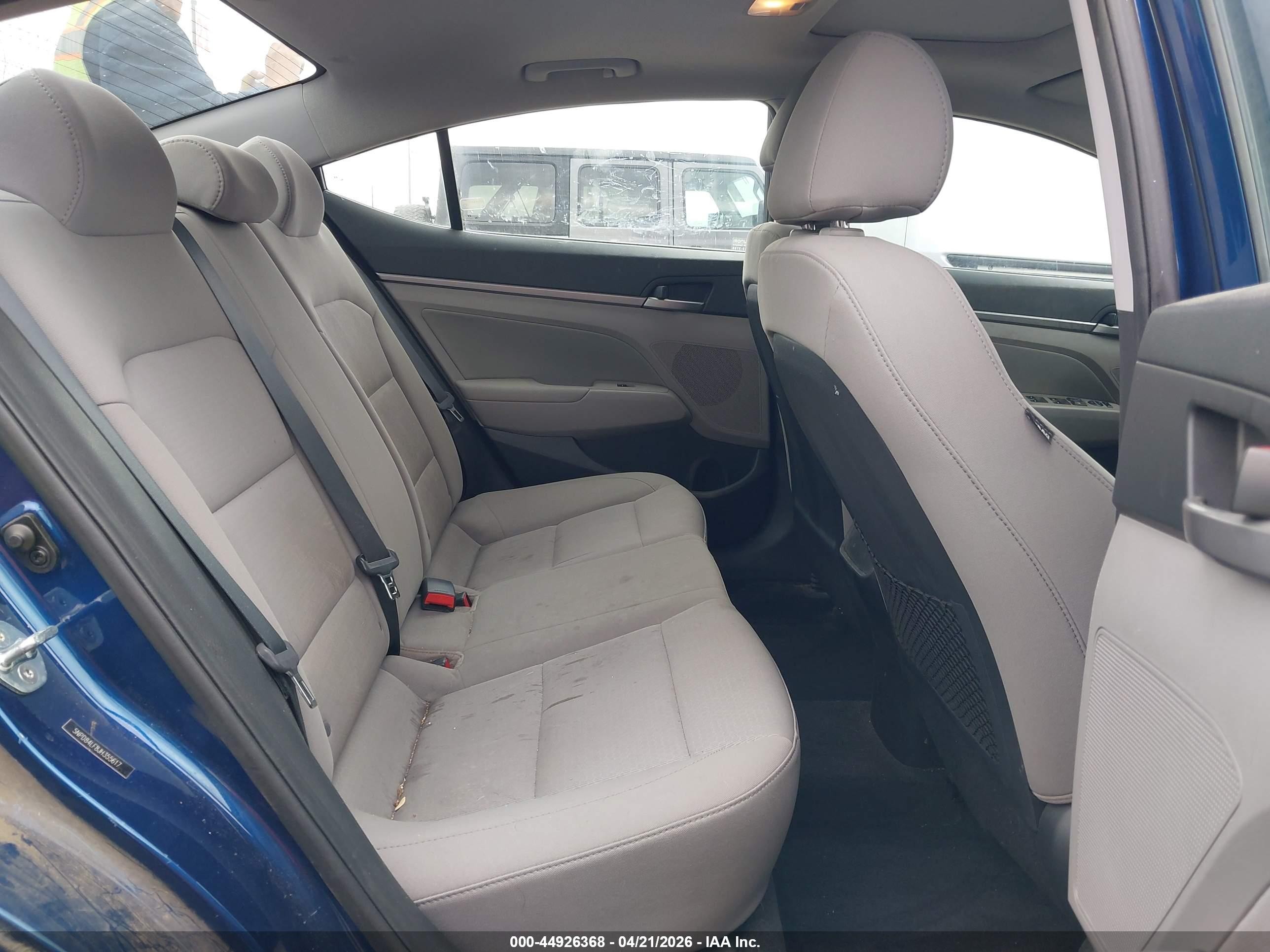 2018 Hyundai Elantra Value Edition Blue vin: 5NPD84LF8JH355617