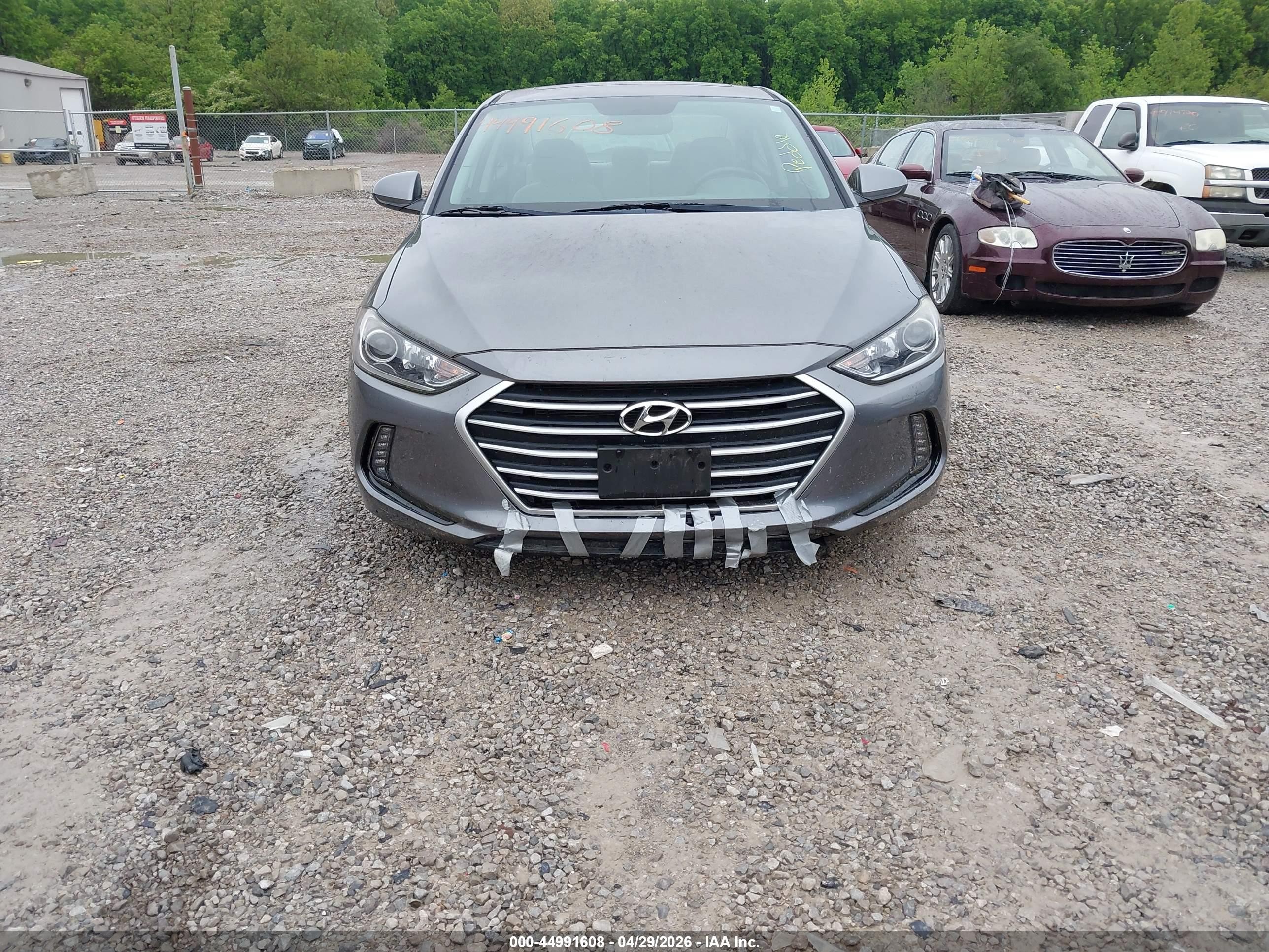 2018 Hyundai Elantra Value Edition Gray vin: 5NPD84LF8JH372241