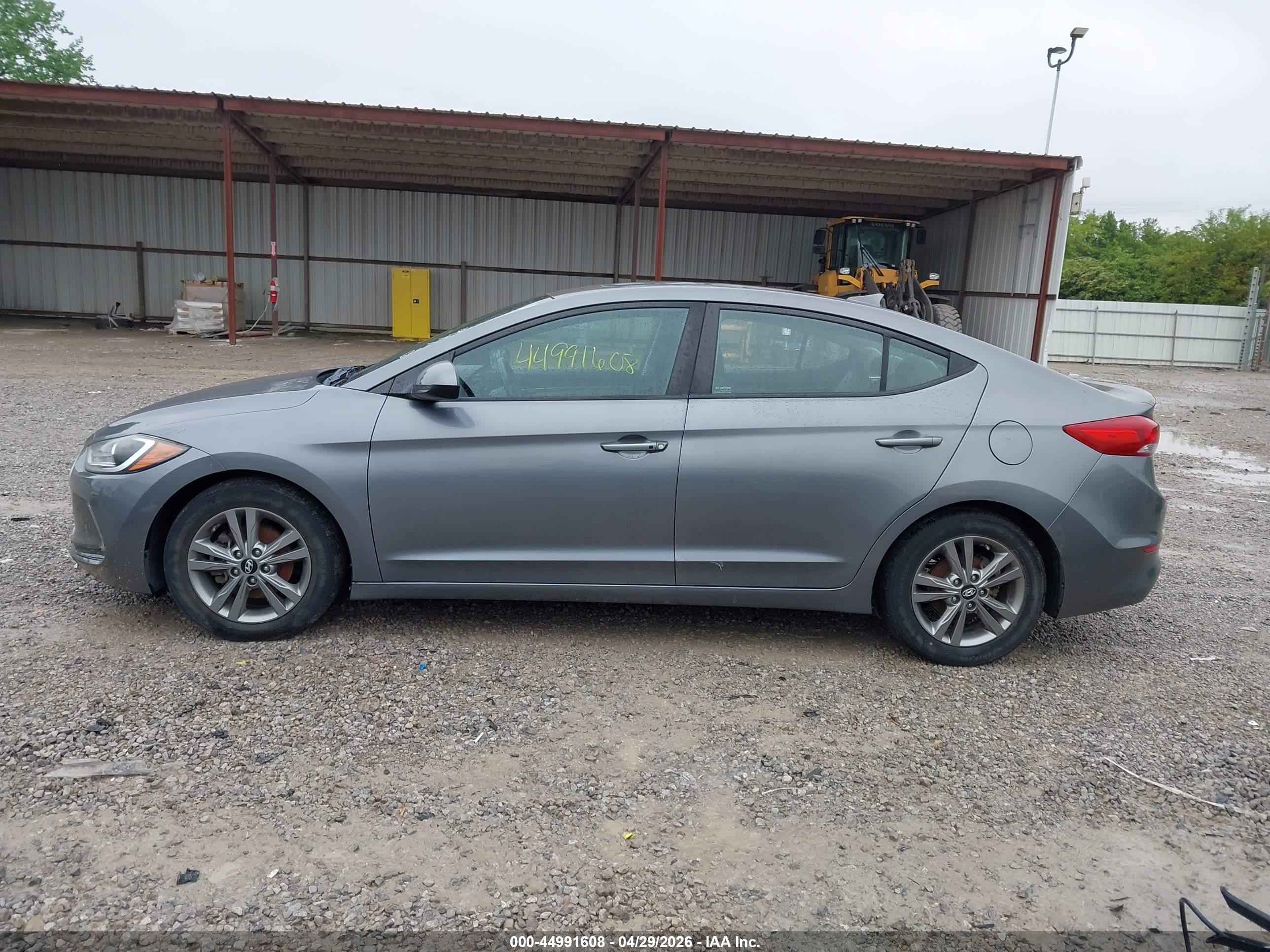 2018 Hyundai Elantra Value Edition Gray vin: 5NPD84LF8JH372241