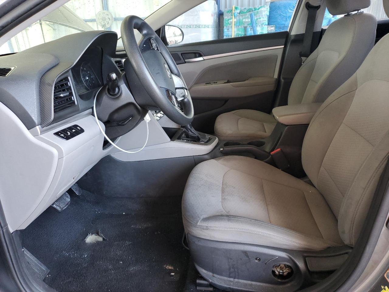 2020 Hyundai Elantra Sel Gray vin: 5NPD84LF8LH514848