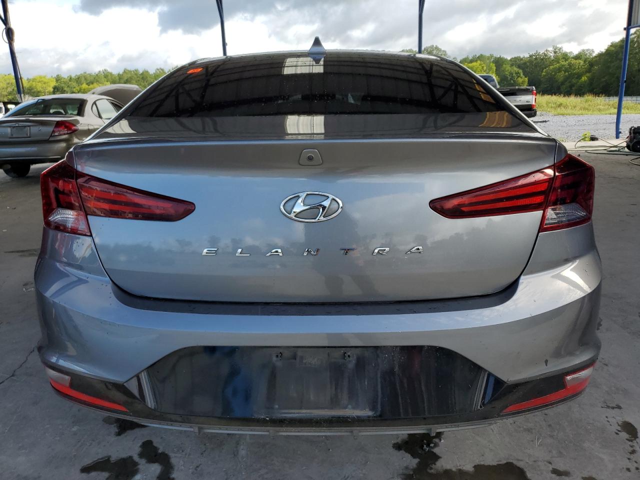 2020 Hyundai Elantra Sel Gray vin: 5NPD84LF8LH514848