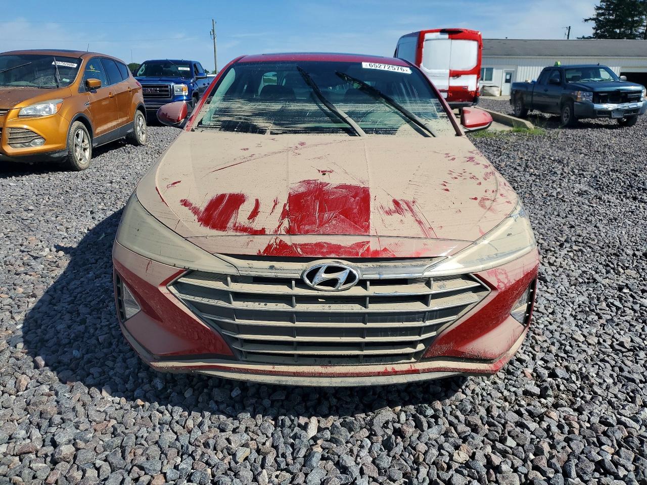 2020 Hyundai Elantra Value Edition Red vin: 5NPD84LF8LH538373