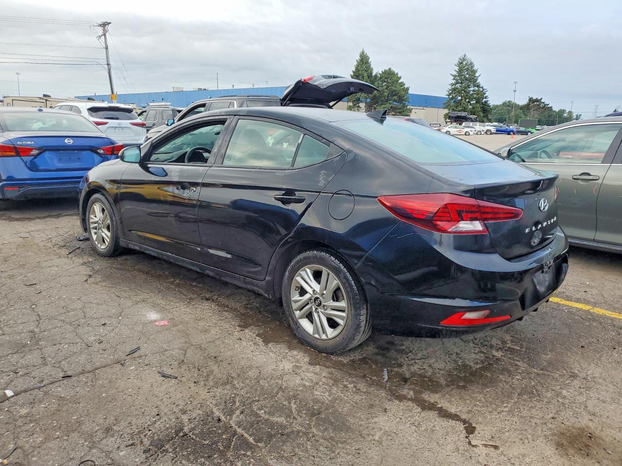 2020 Hyundai Elantra Sel Black vin: 5NPD84LF8LH578887