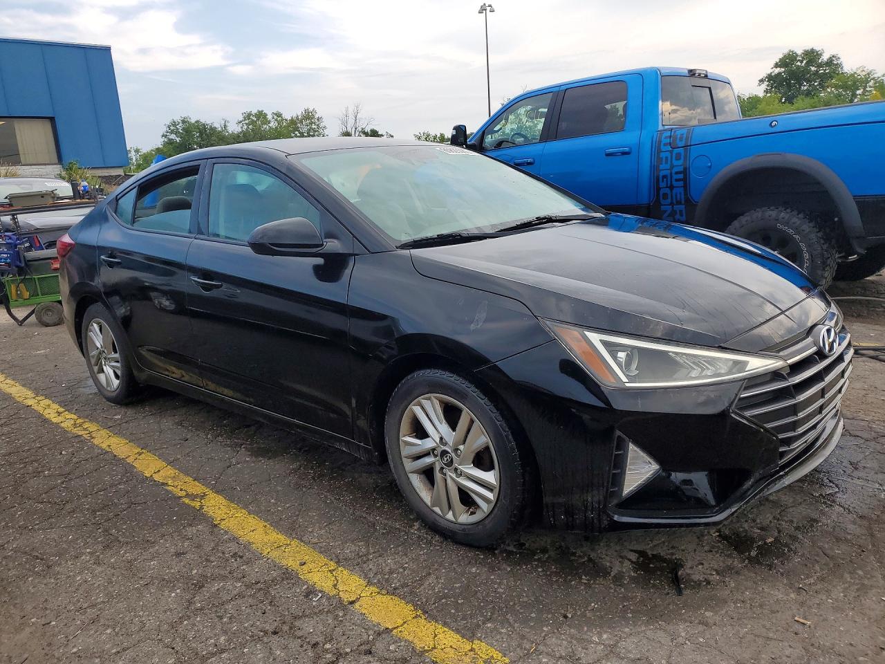 2020 Hyundai Elantra Sel Black vin: 5NPD84LF8LH578887