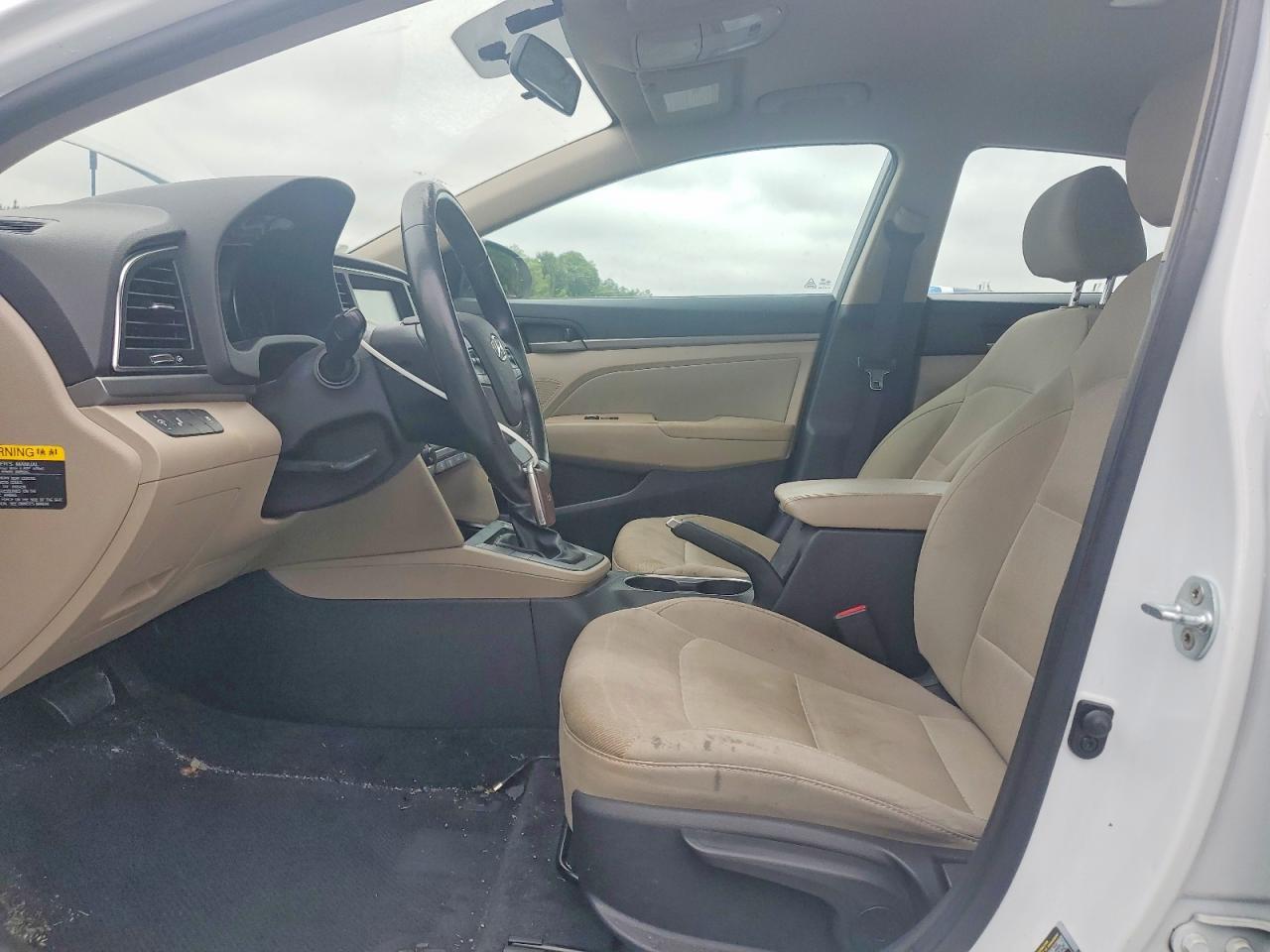 2017 Hyundai Elantra Se White vin: 5NPD84LF9HH013099