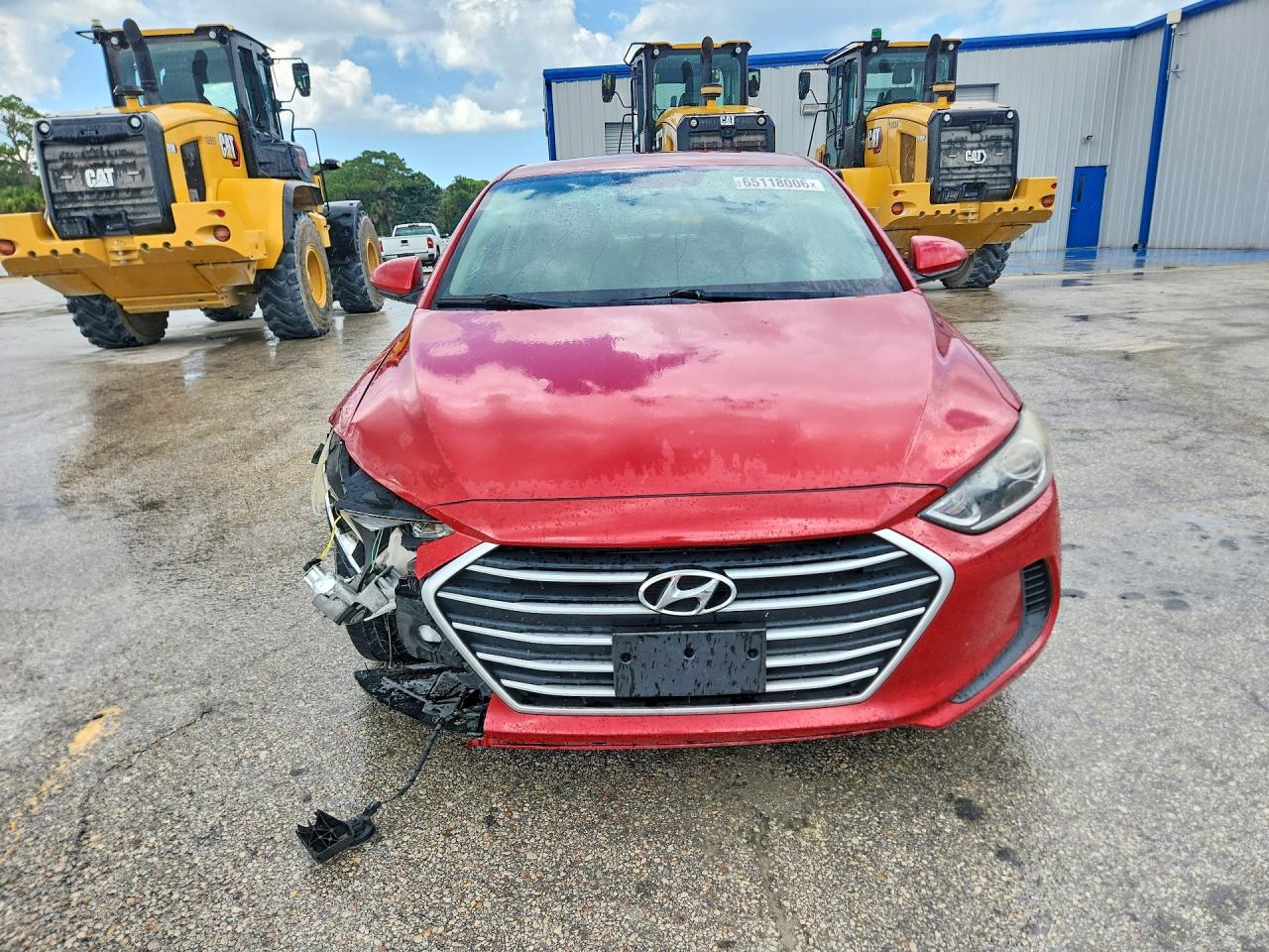 2017 Hyundai Elantra Se Red vin: 5NPD84LF9HH065543