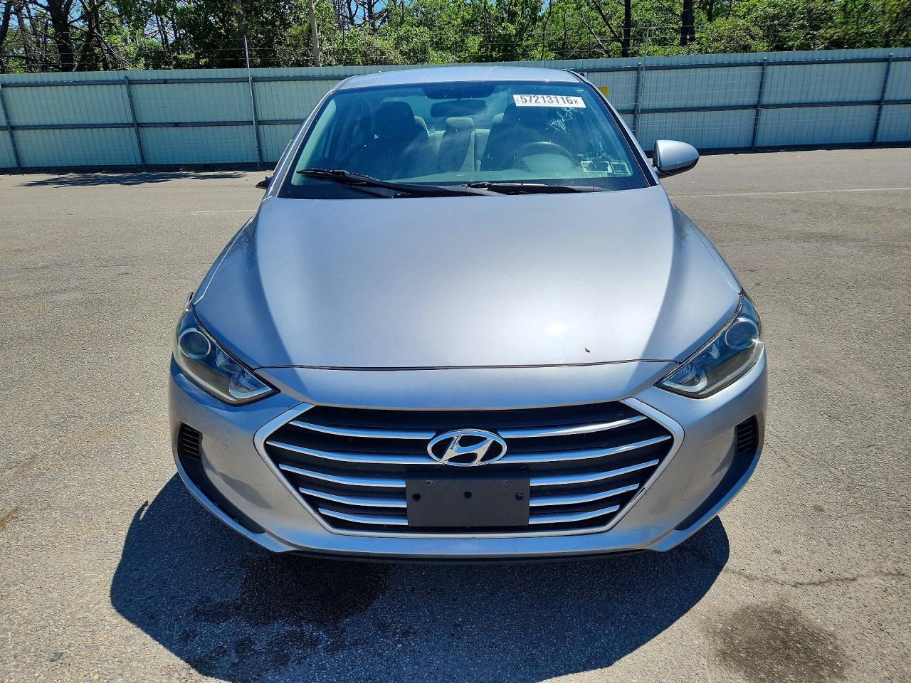 2017 Hyundai Elantra Se Silver vin: 5NPD84LF9HH177422