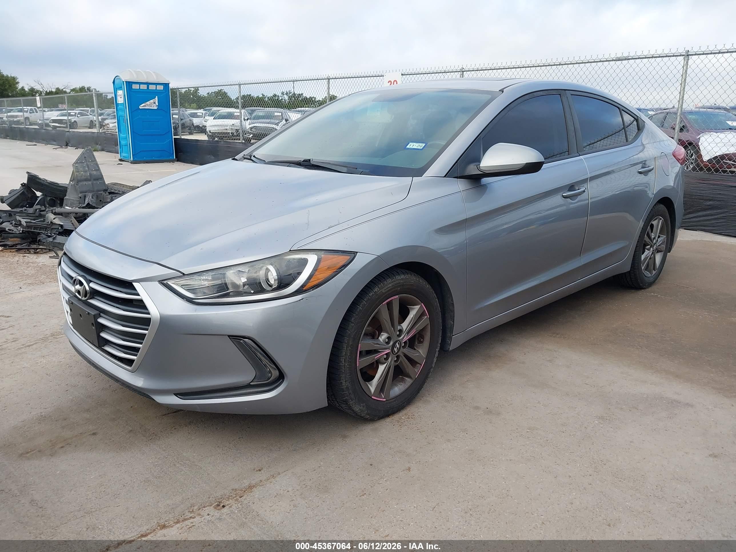 2017 Hyundai Elantra Value Edition Silver vin: 5NPD84LF9HH205817